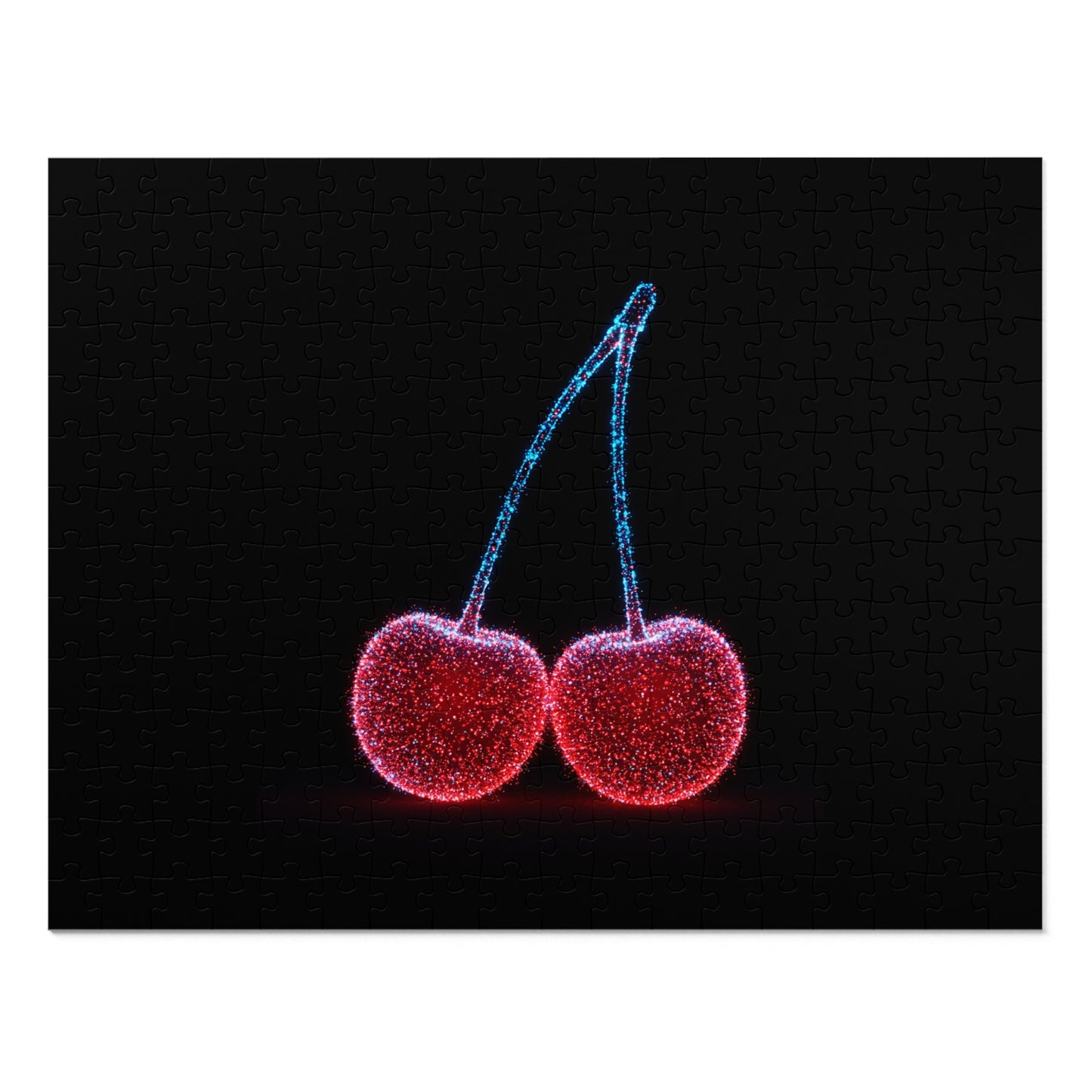 Jigsaw Puzzle: Sparkling Cherries Cherry Puzzle Cherry Game