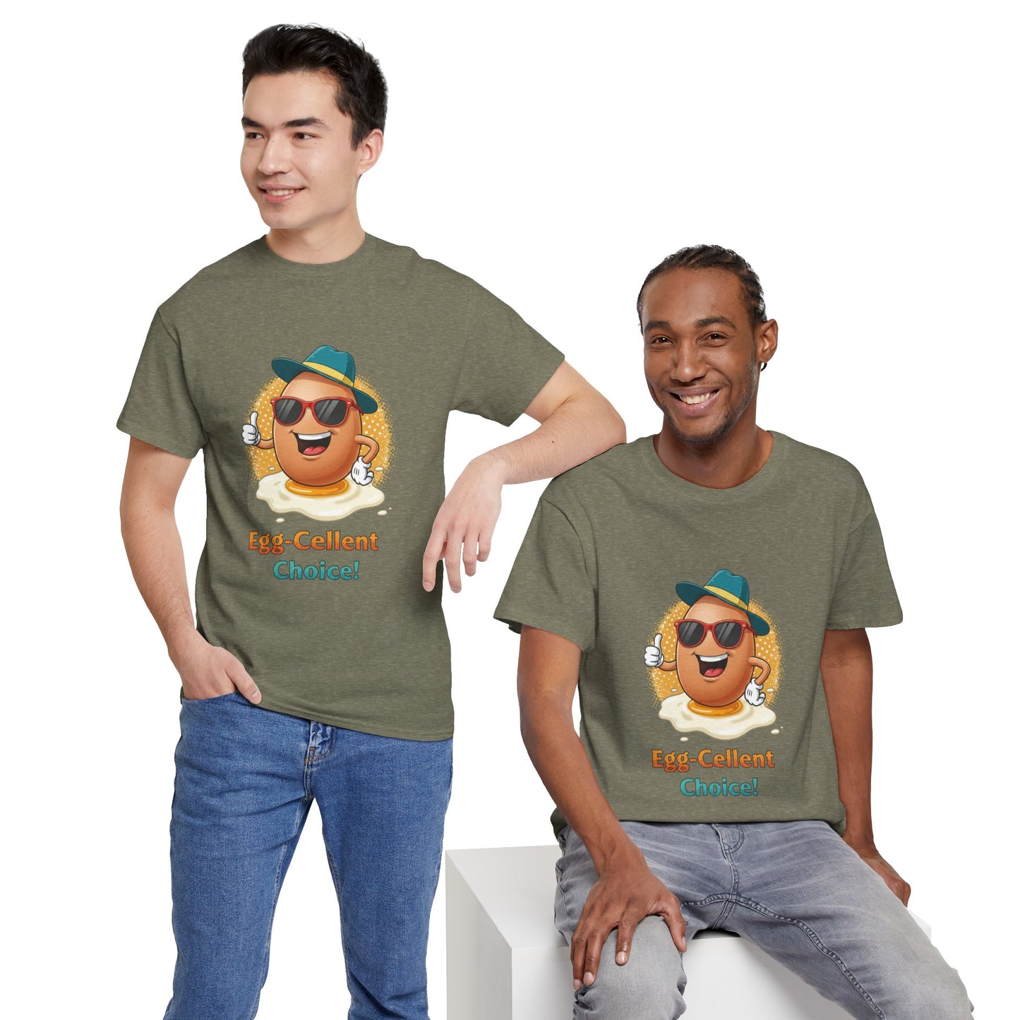 Funny Egg Shirt | Egg-Cellent Choice T-Shirt | Pun Food Tee | Breakfast Lover Gift | Cool Cartoon Egg Shirt | Dad Joke Shirt