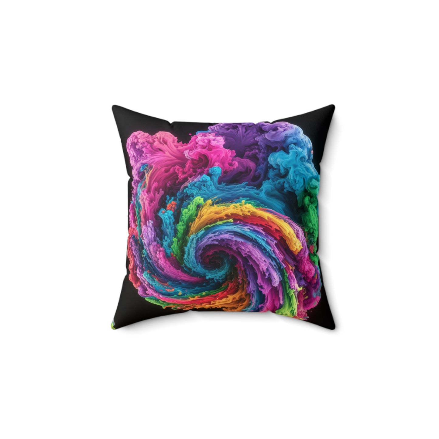 Colorful Swirl Pillow