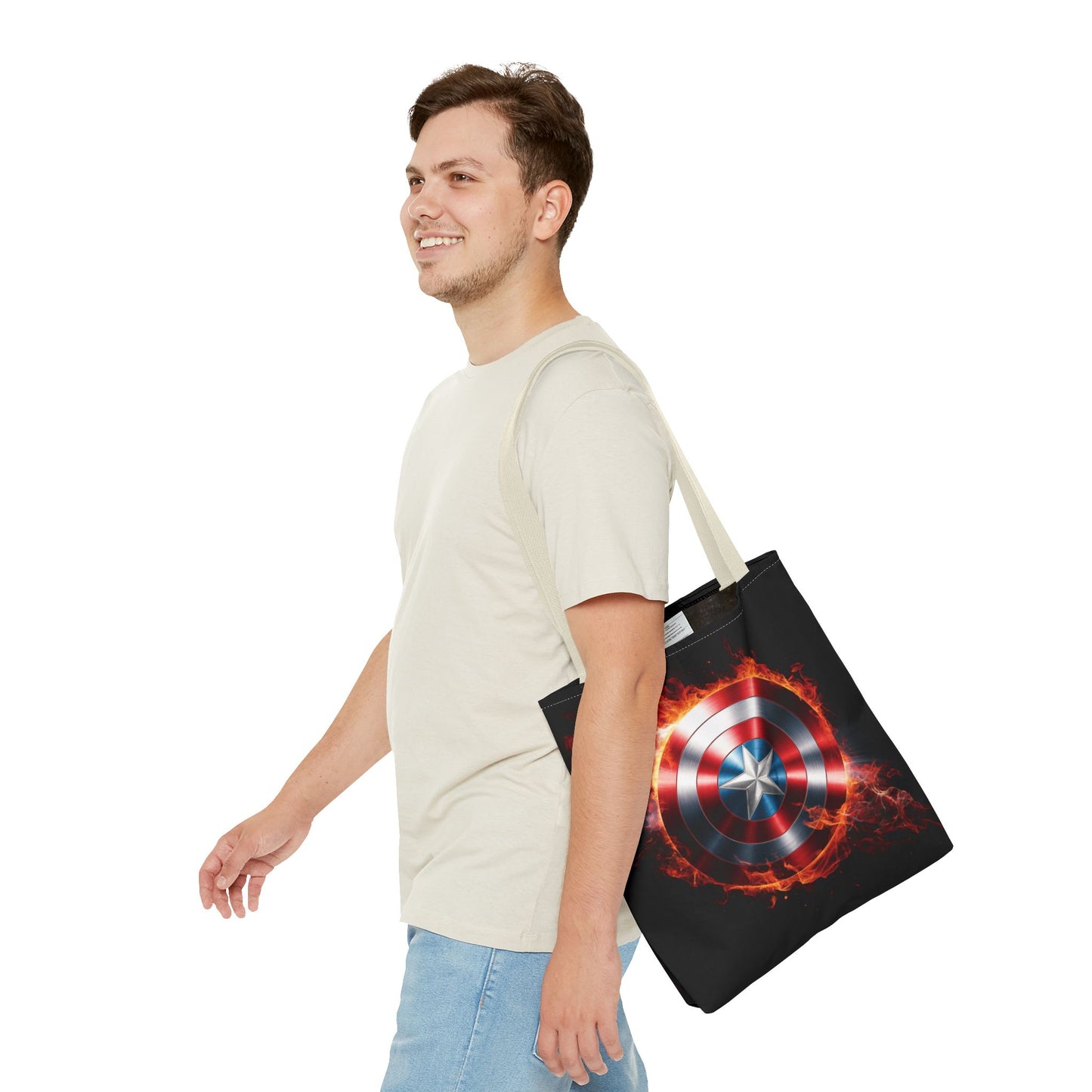 Captain America Shield Tote Bag