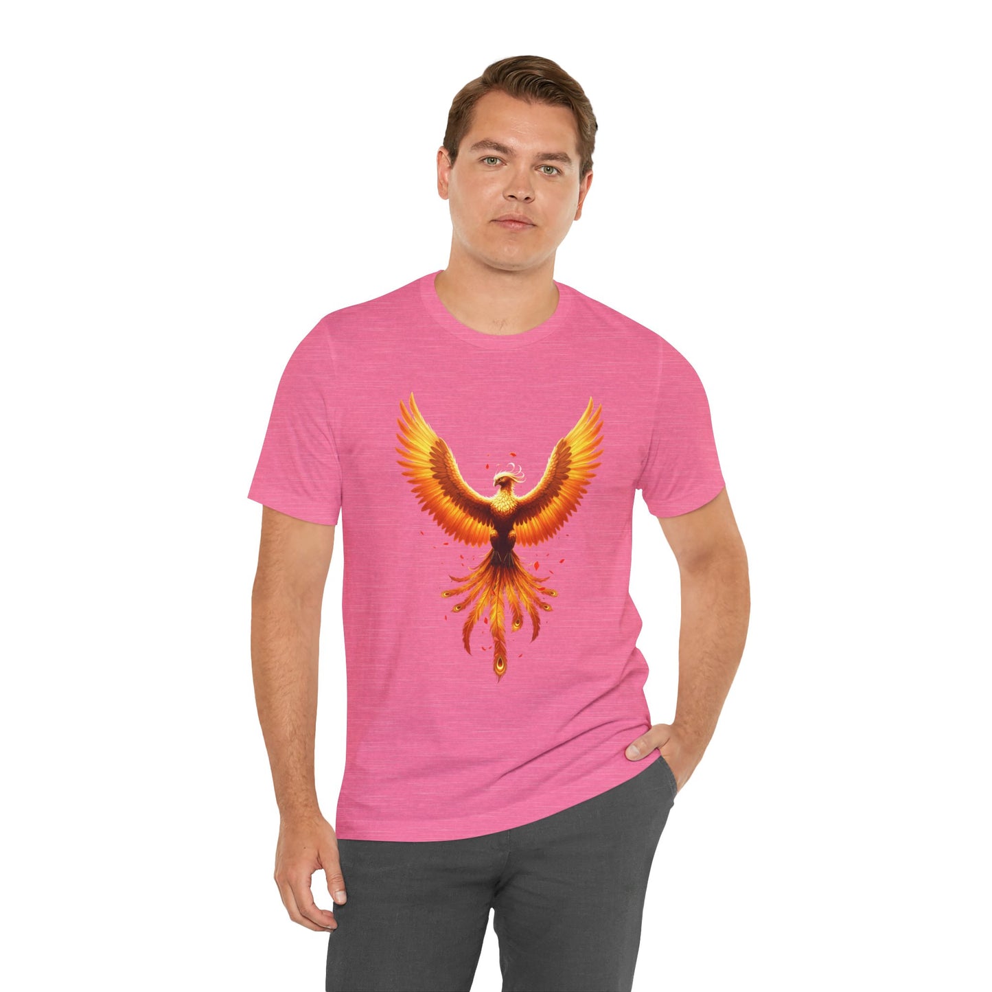 Phoenix Rising Shirt • Fiery Phoenix Graphic Tee • Rebirth Transformation Myth Shirt • Firebird Art Tee • Unisex Gift Tee XS‑5XL