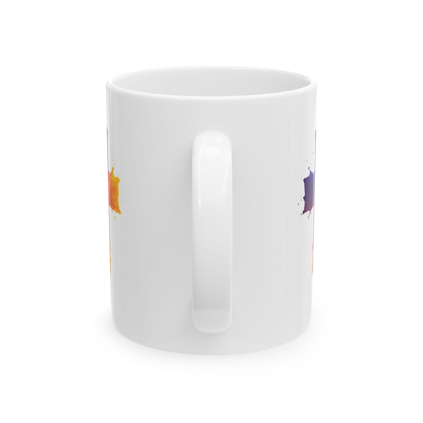 Christian Coffee Mug Watercolor Cross Mug Faith-Based Gift for Him or Her Inspirational Religious Drinkware Scripture Mug
