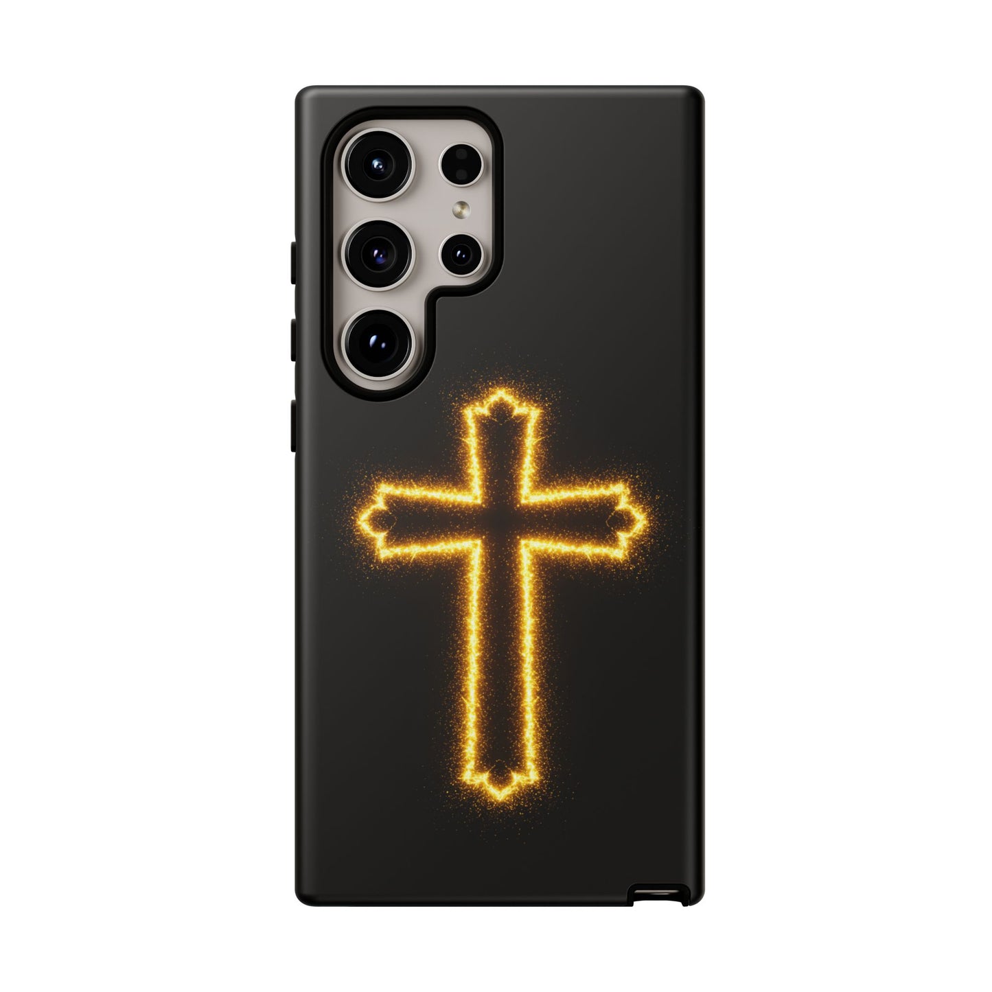 Glow-in-the-Dark Cross Samsung Phone Case - Tough Samsung Cases for Faithful Protection