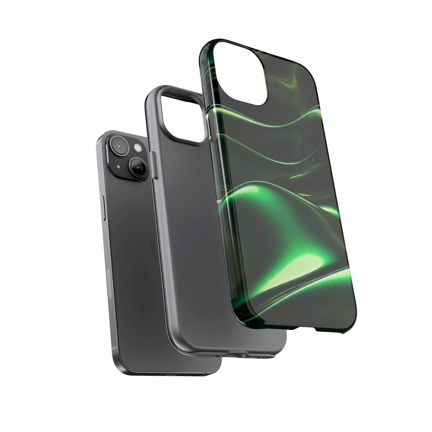 iPhone Case - Fluid Metallic Design