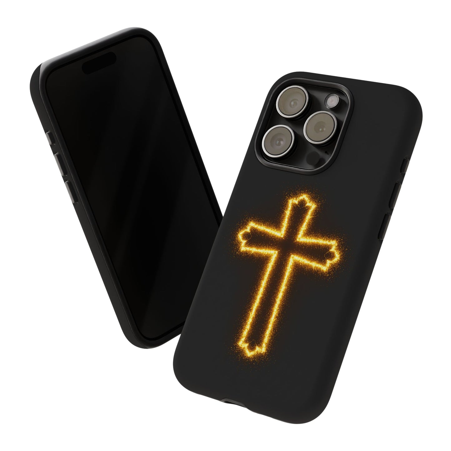 Glowing Cross Phone Case - Faith-Inspired Tough Cases