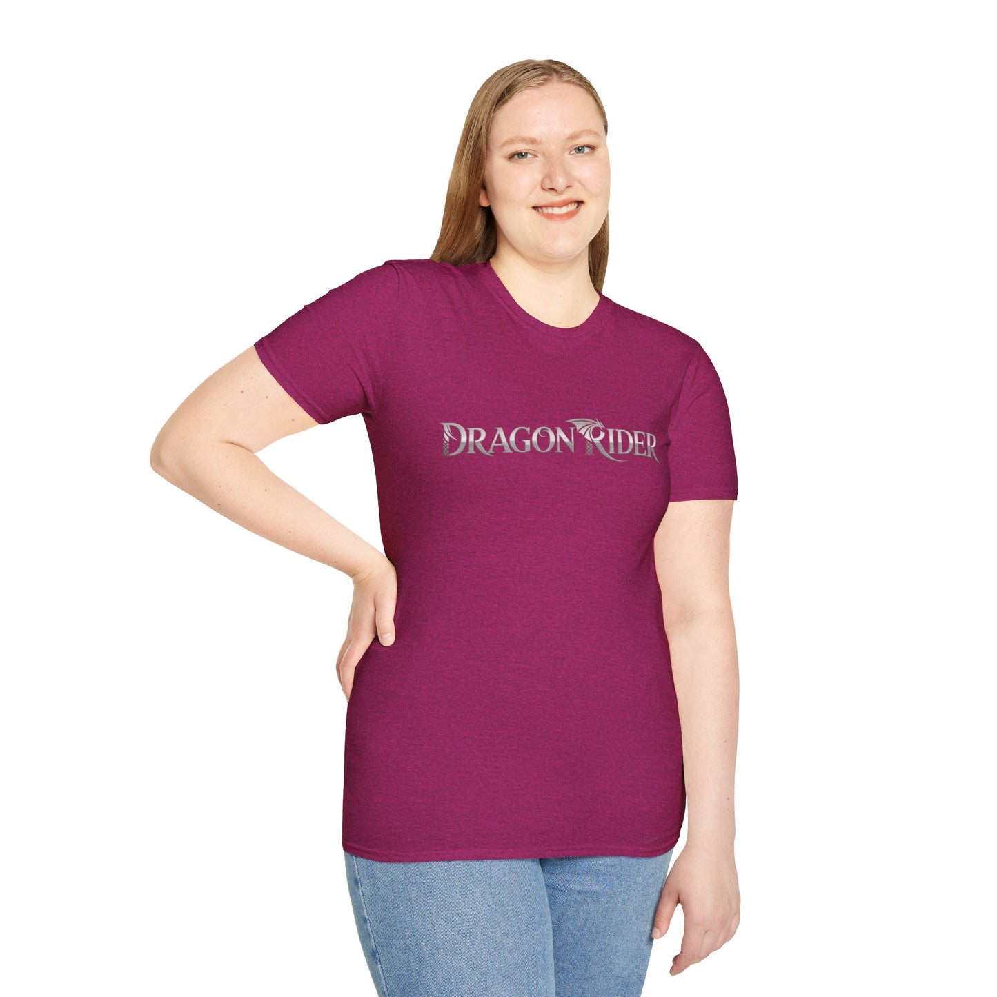 Dragon Rider T-Shirt | Fantasy Dragon Graphic Tee | Unisex Nerdy Shirt | Gamer Gift | Medieval Mythical Shirt | Cosplay Style Tee