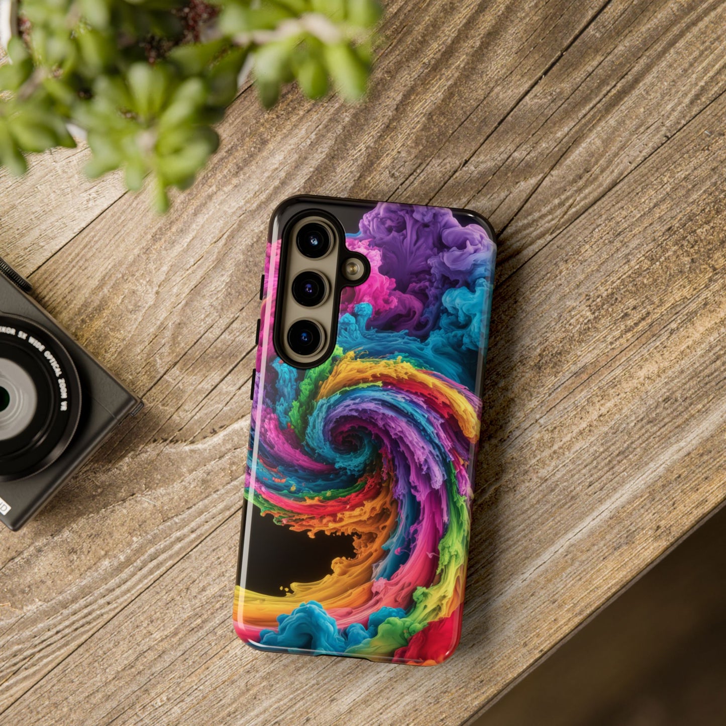 Phone Case - Colorful Swirl Design for Samsung Galaxy