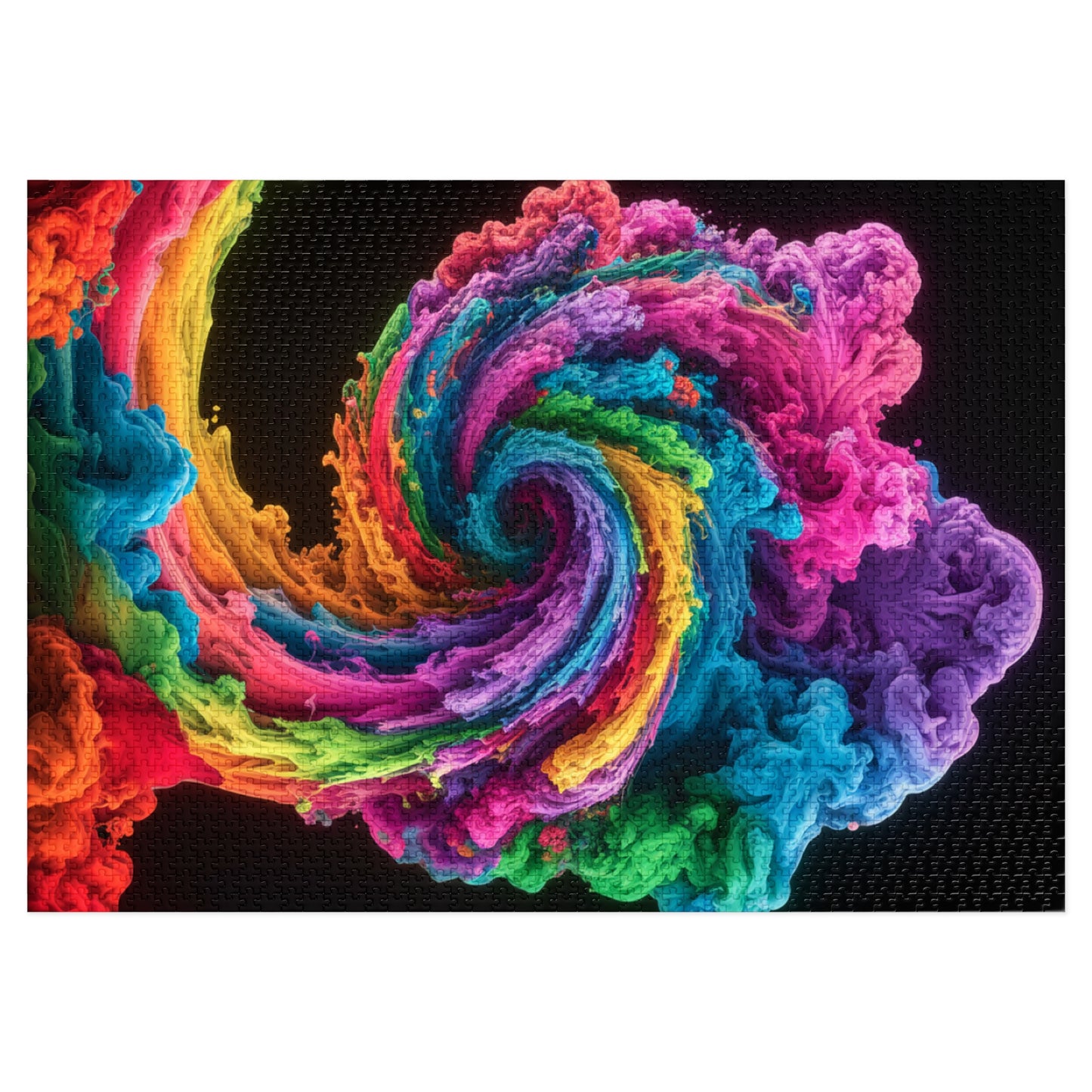 Jigsaw Puzzle - Colorful Swirl Design