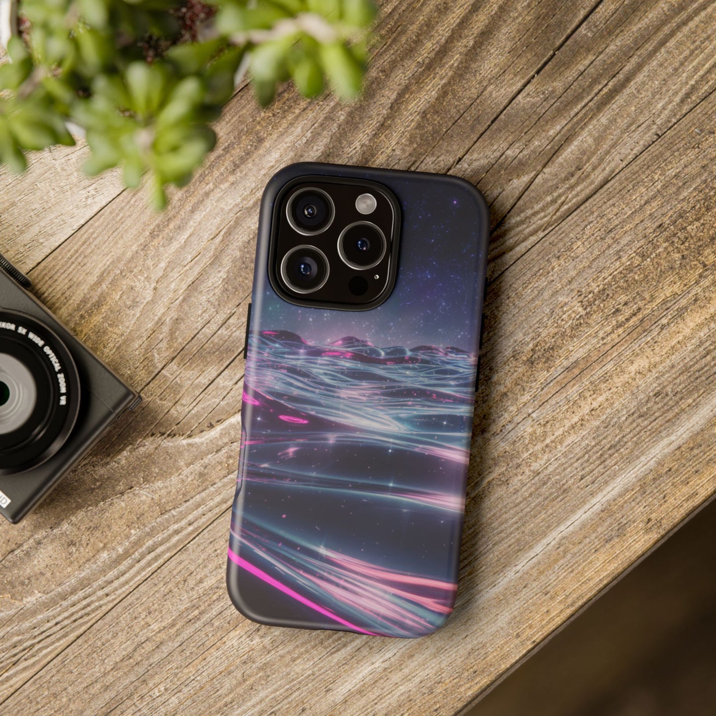 iPhone Case - Galactic Ocean and Sky Tough Case