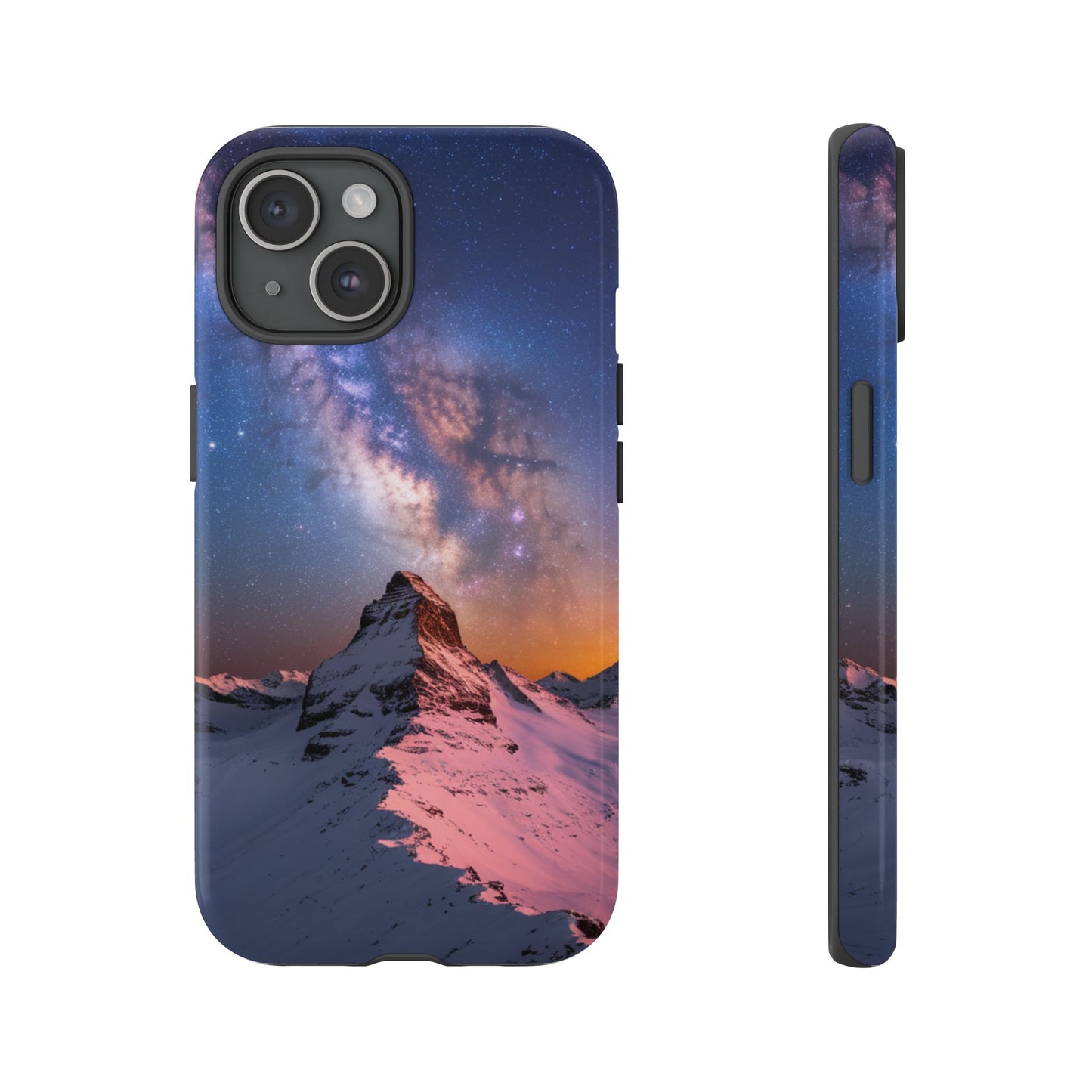 iPhone Case Mountain Top and Milky Way Nature Phone Case Unique Gift