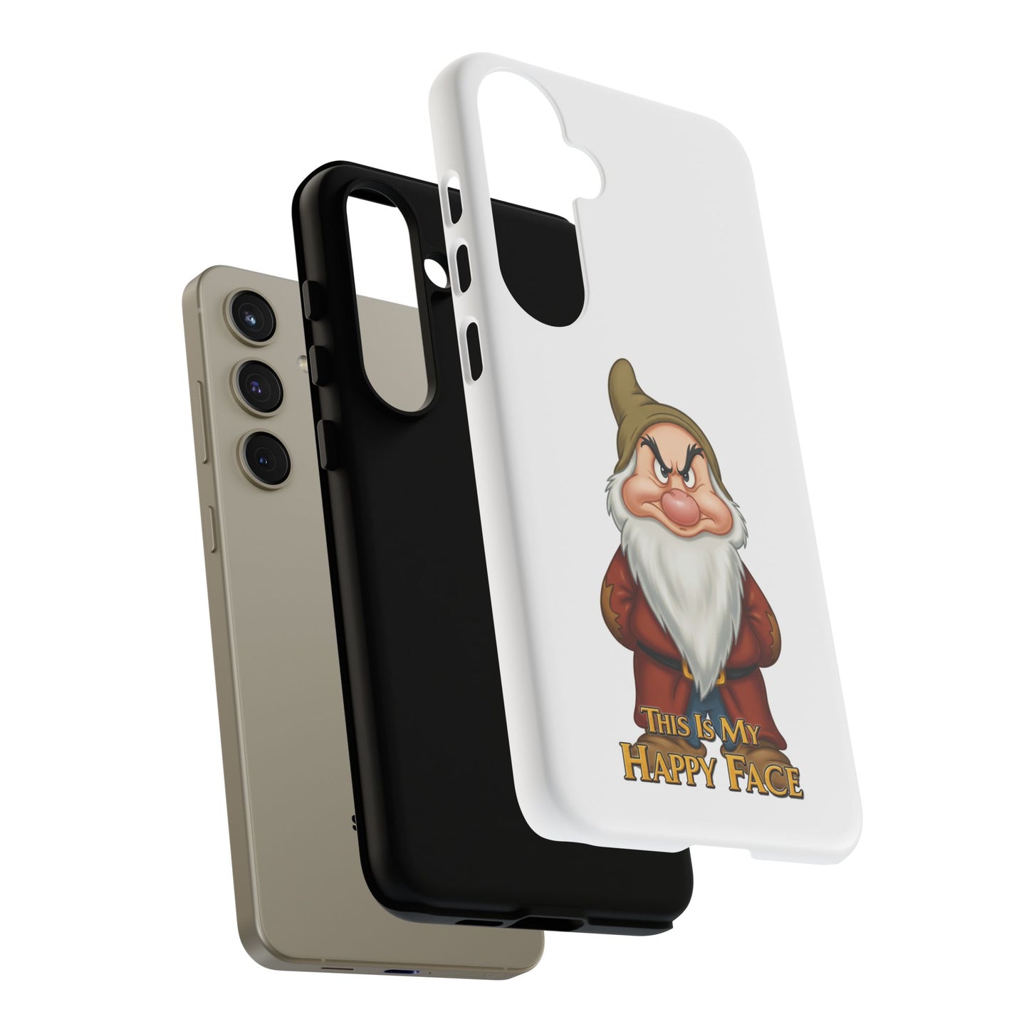 Samsung Phone Case - Grumpy Dwarf 'This is My Happy Face'
