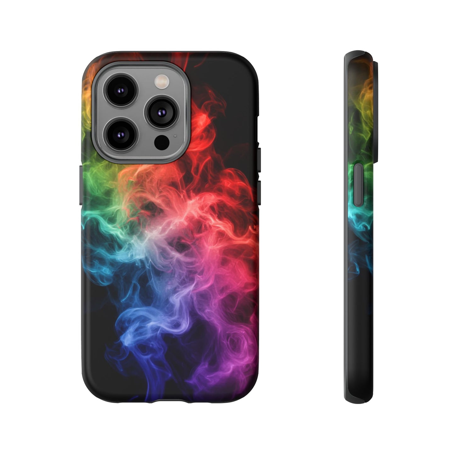 iPhone Case - Colorful Smoke Design