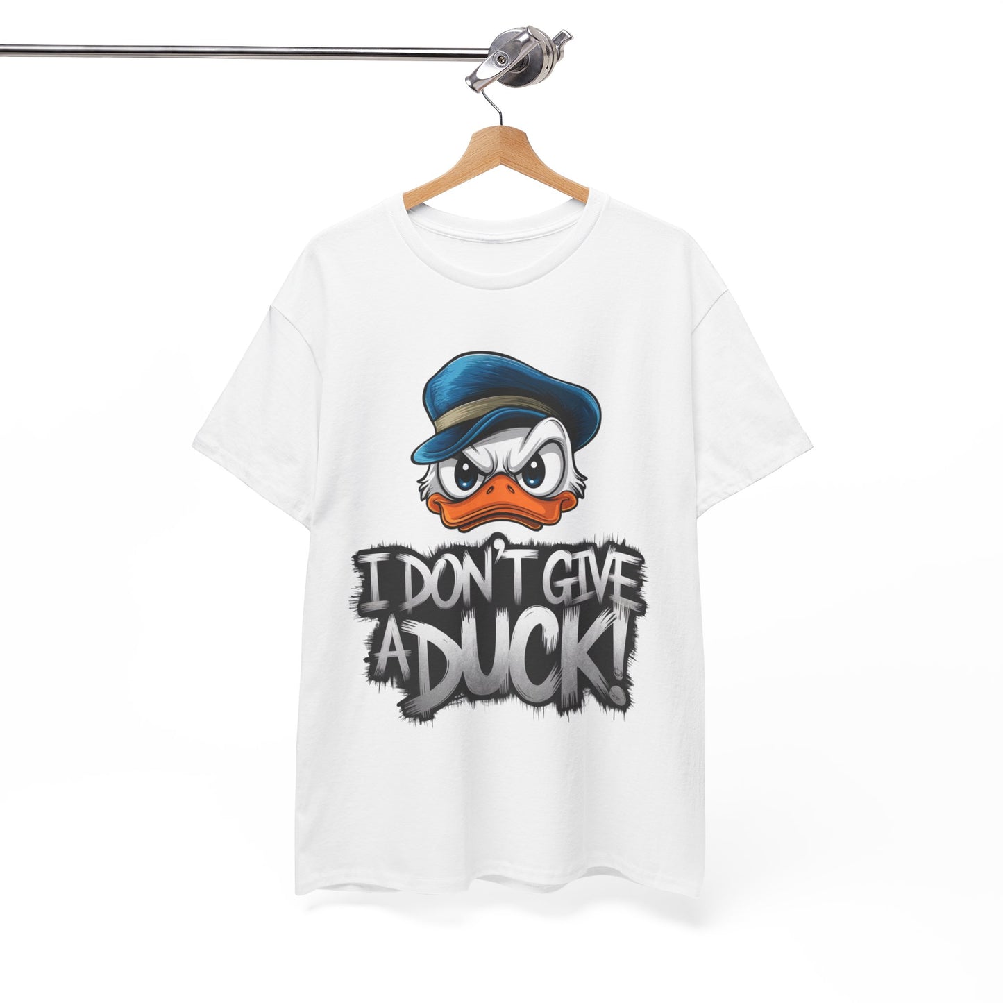 I Don’t Give a Duck Shirt – Funny Grumpy Duck Tee – Sarcastic Animal Graphic Shirt – Unisex Gift for Duck Lovers & Meme Fans
