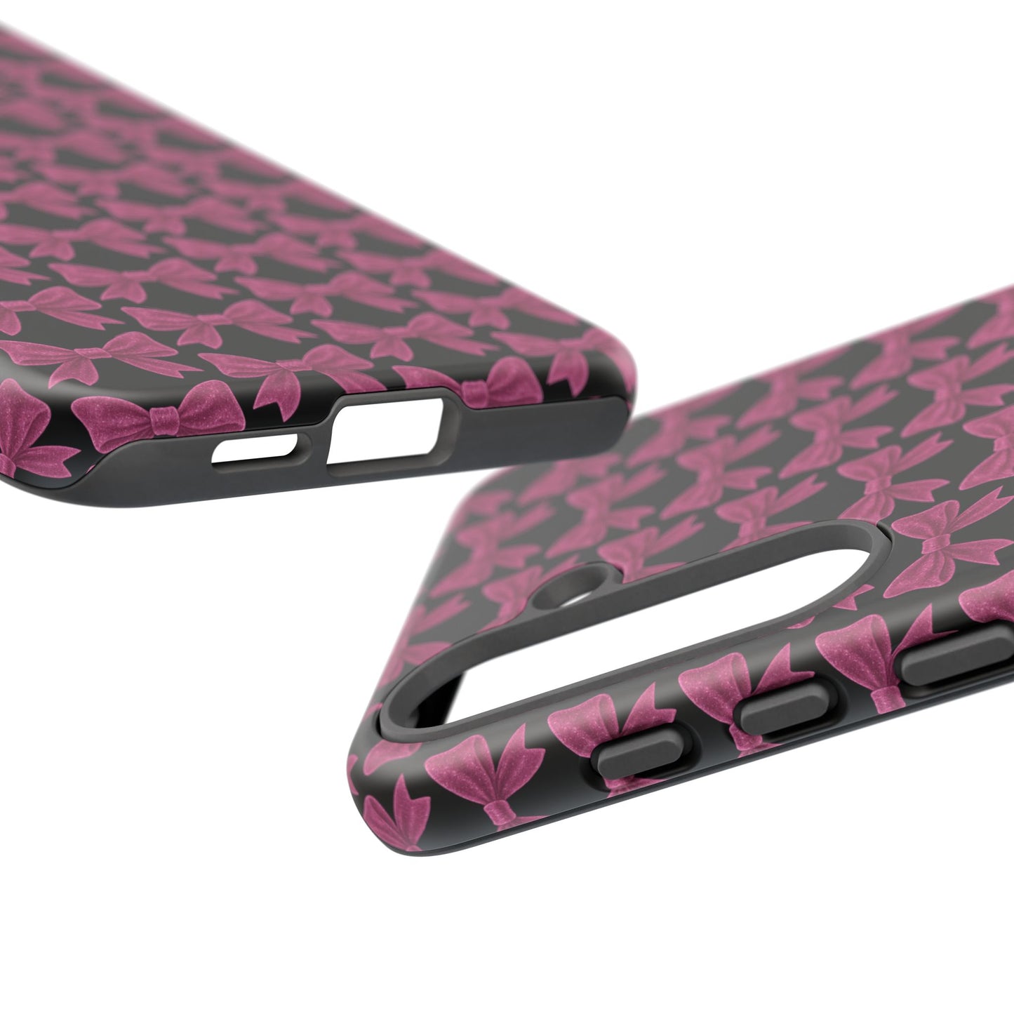 Pink Bow Samsung Case Coquette Aesthetic Phone Cover Cute Girly Phone Case Glossy Y2K Accessory Kawaii Samsung Case Gift