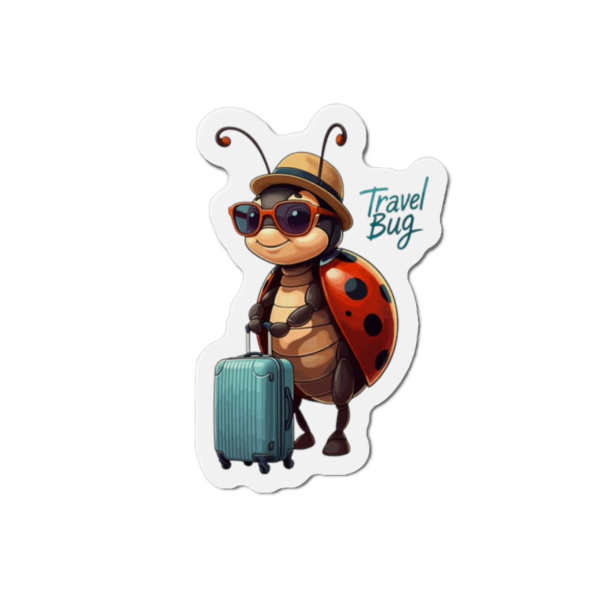 Die-Cut Magnet Ladybug Travel Bug Kitchen Decor Fridge Art Home Decor