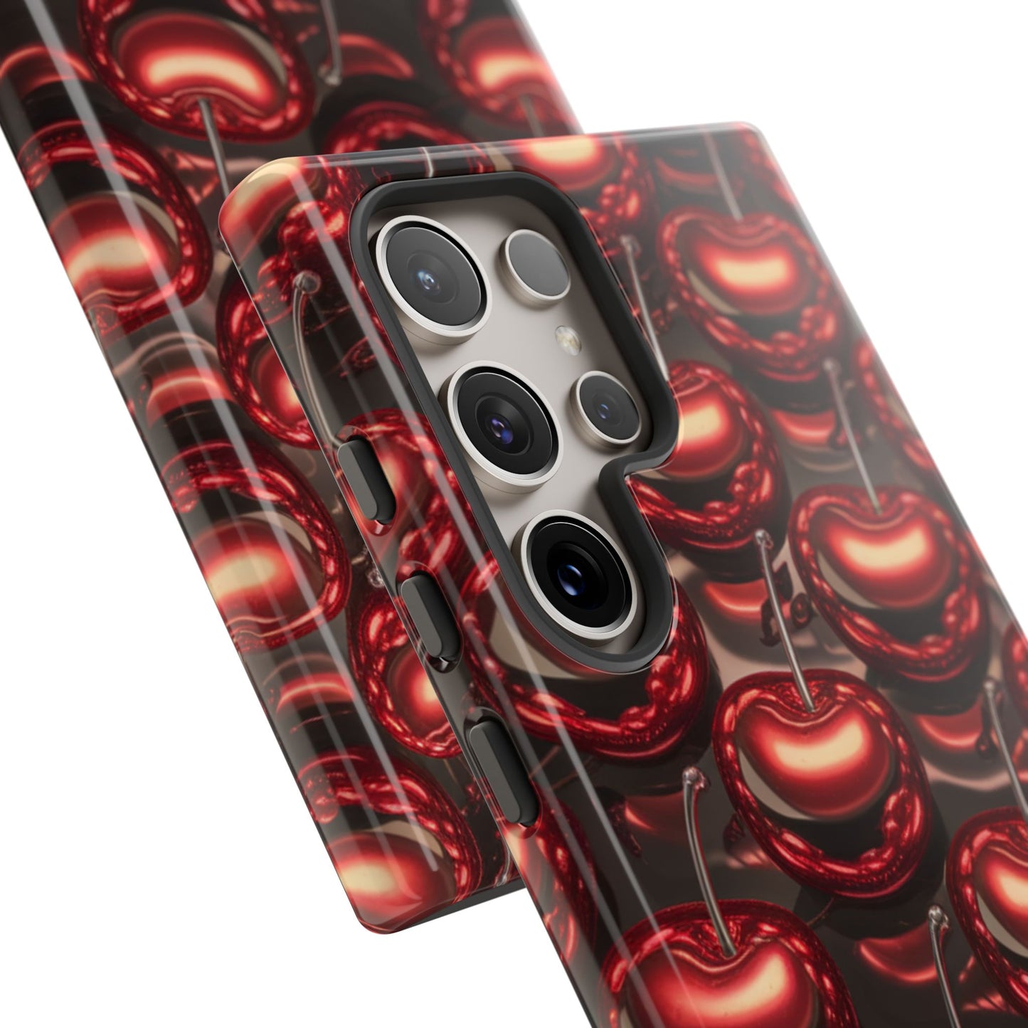 Phone Case - Shiny Cherries Design for Samsung Galaxy