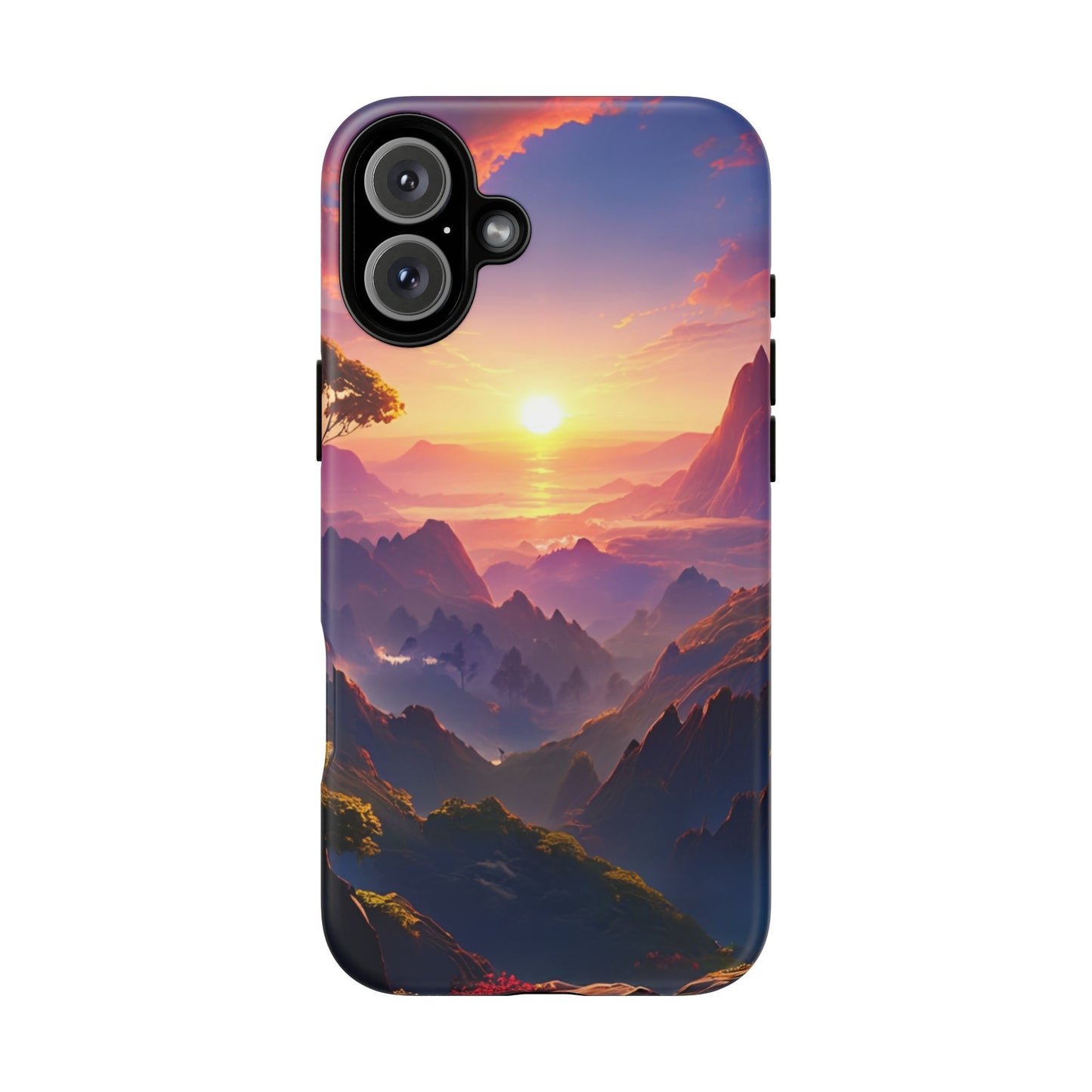 iPhone Tough Case - Artistic Sunset Landscape
