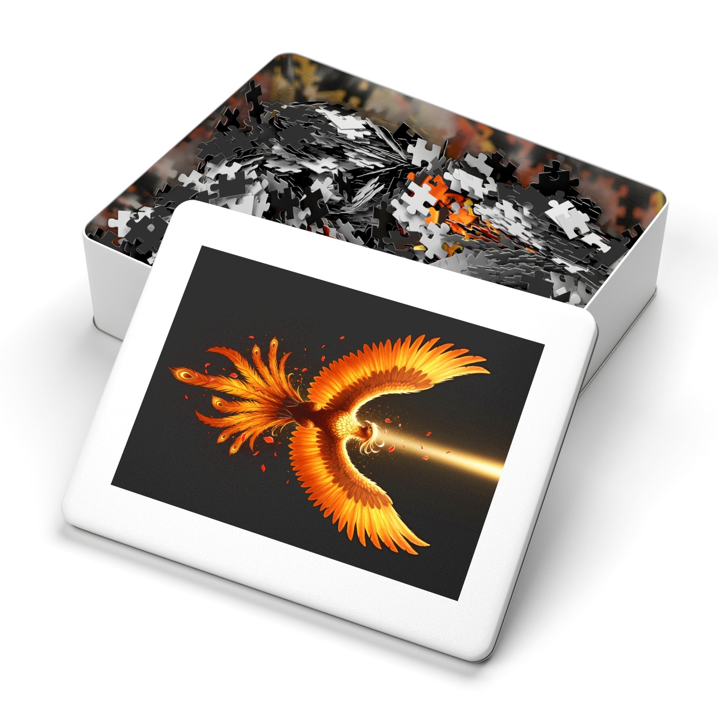 Phoenix Rising Jigsaw Puzzle Phoenix Game Mythical Puzzle Family Game
