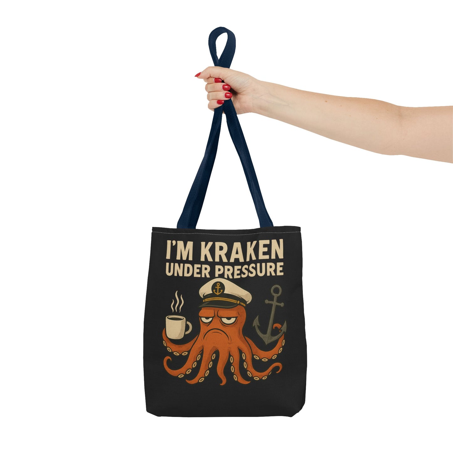 Stressed Octopus Tote Bag Nautical Bag Beach Tote Ocean Reusable Bag Seaside
