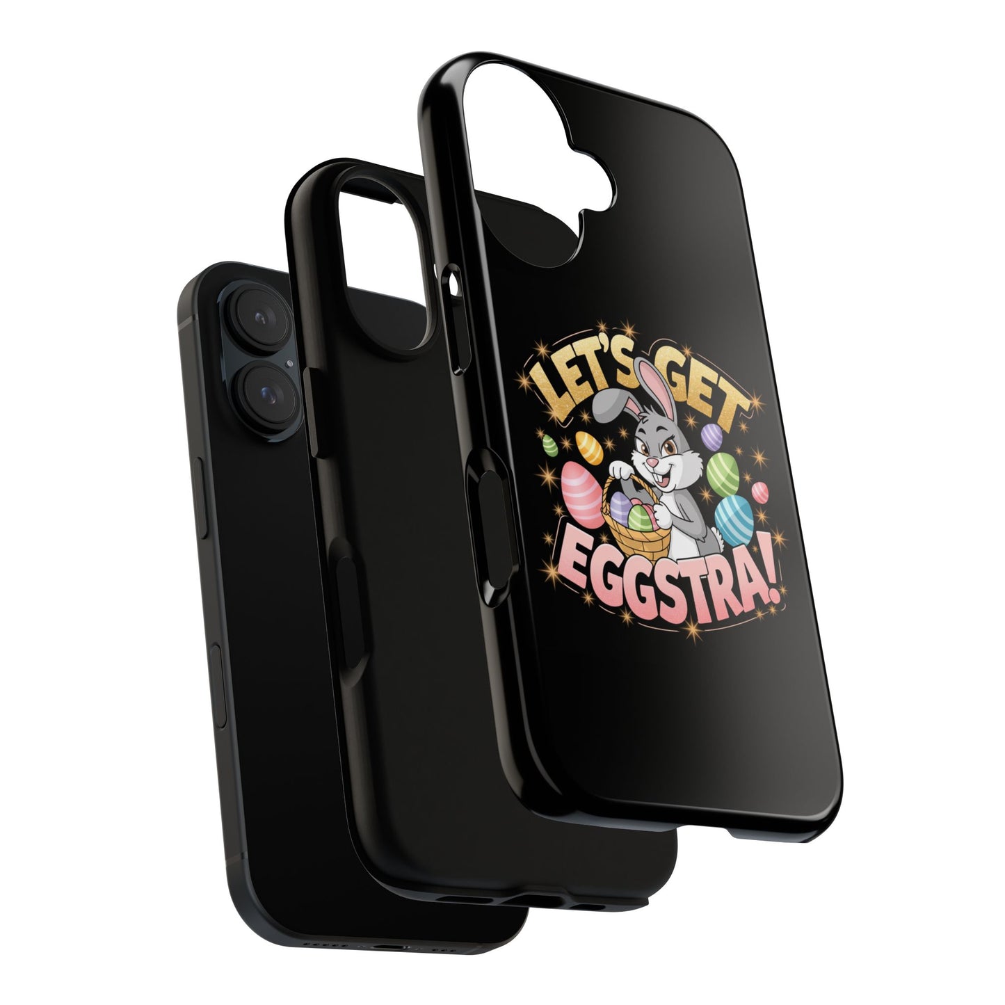 iPhone Case Easter Bunny 'Let's Get Eggstra Phone Case Easter iPhone Case