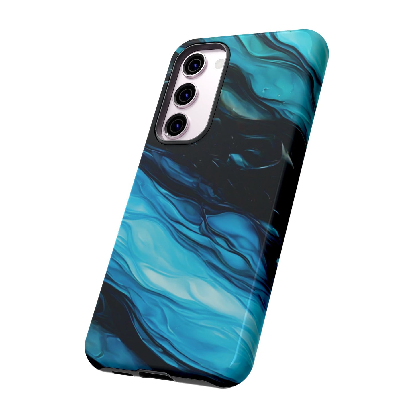Samsung Galaxy Blue Splash Phone Case