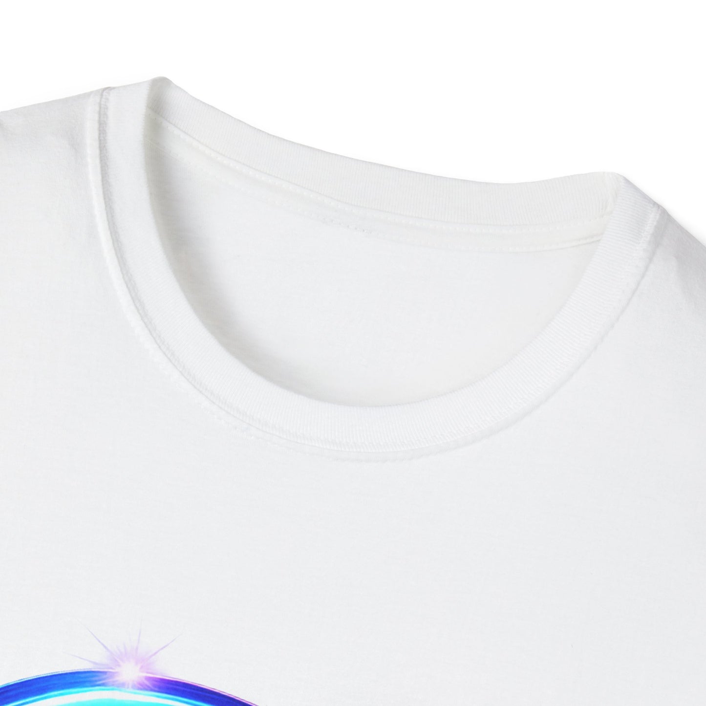 Neon Christian Fish T-Shirt, Modern Faith Tee, Ichthys Jesus Shirt, Spiritual Gift For Men And Women, Glow Cross Symbol Graphic Tee