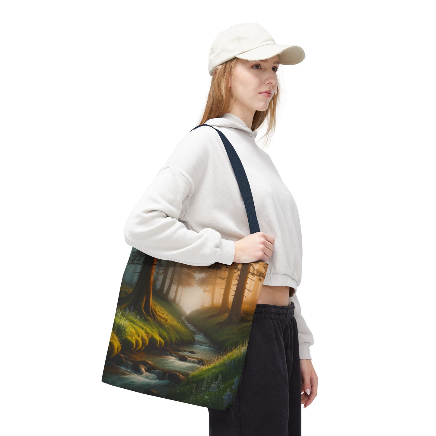 Nature Stream Tote Bag Shopping Bag Reusable Tote Nature Bag