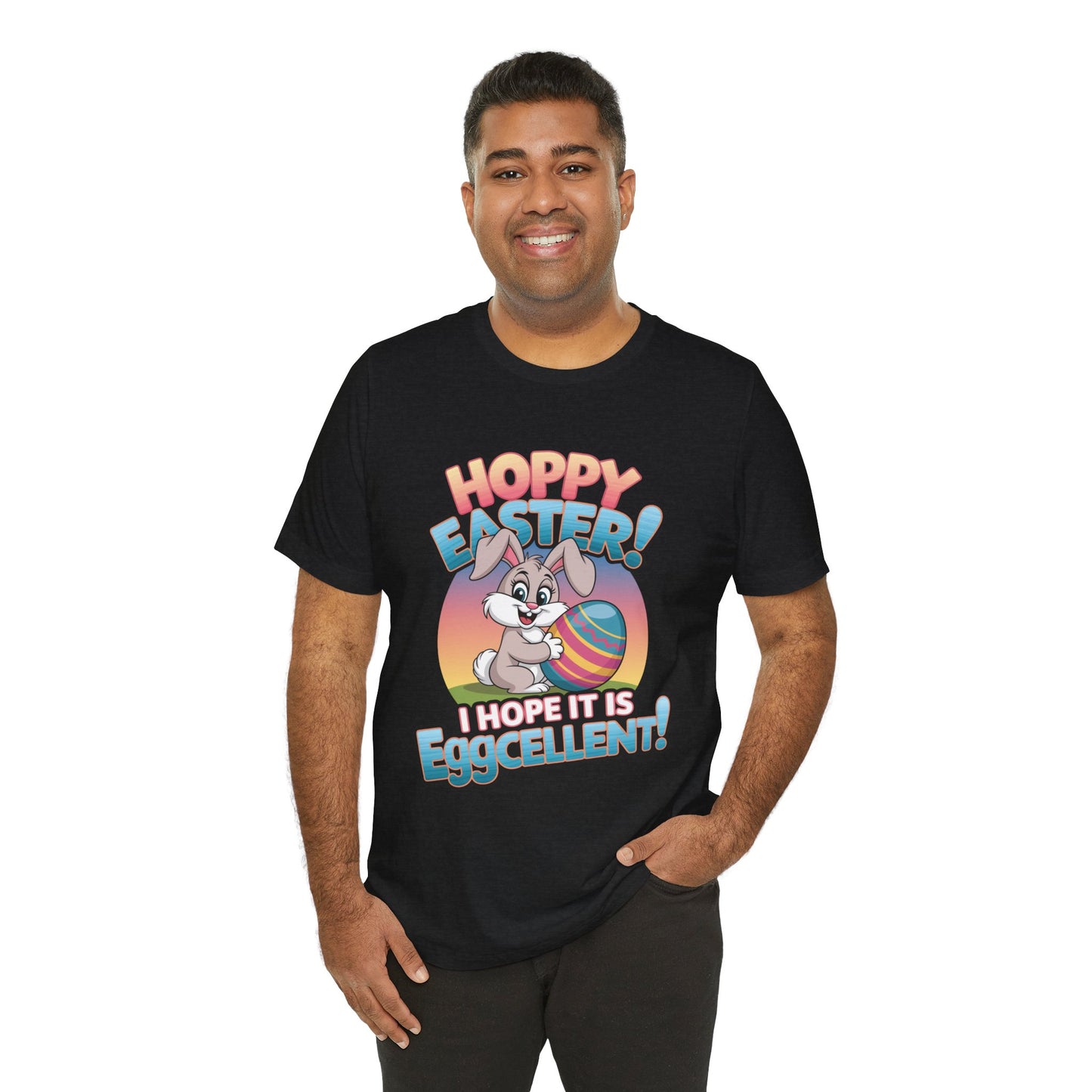 Happy Easter Unisex Tee Easter Shirt Easter Bunny T Shirt Easter Apparel Easter Bunny Outfit
