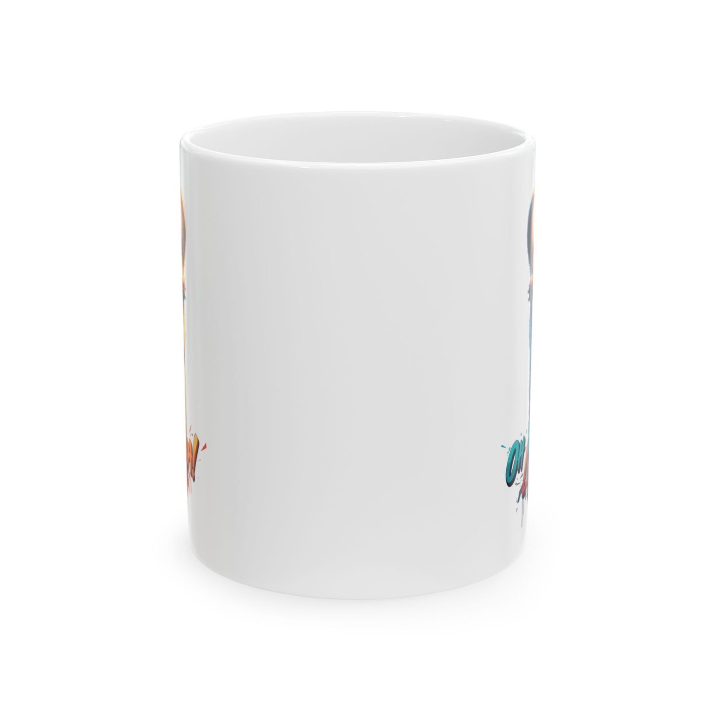 Oh La Llama Mug – Cute Llama Coffee Cup 11 oz & 15 oz Ceramic | Funny Animal Gift For Llama Lover Kitchen Decor