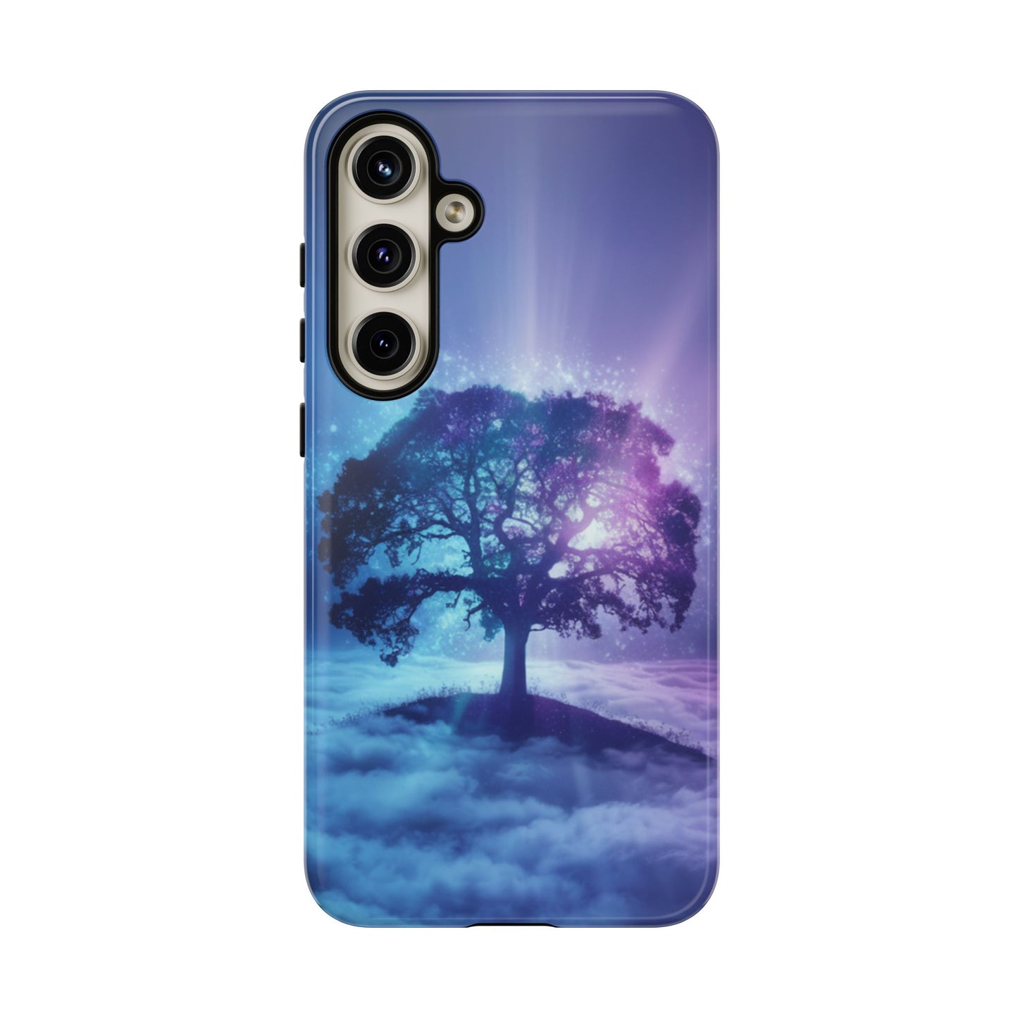 Samsung Phone Case - Dreamy Tree in the Clouds Design