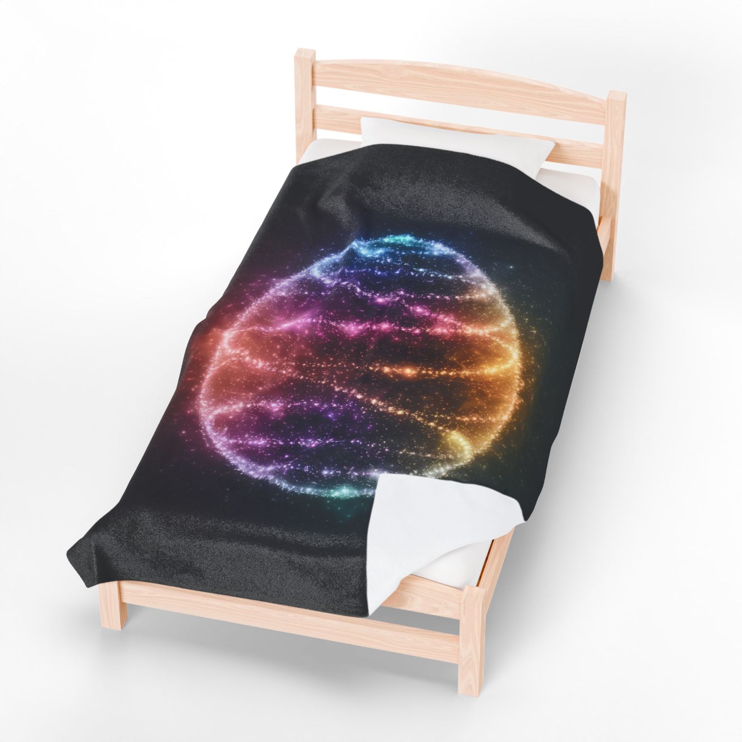 Easter Egg Blanket Bioluminescent Easter Egg Throw Decor Blanket Easter Decoration