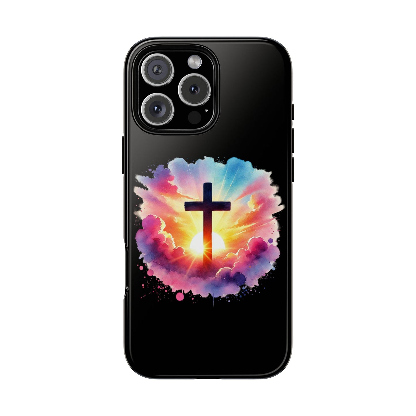 Inspirational Cross iPhone Case Christian Phone Case Easter iPhone Case Faith Based Case Easter iPhone Case