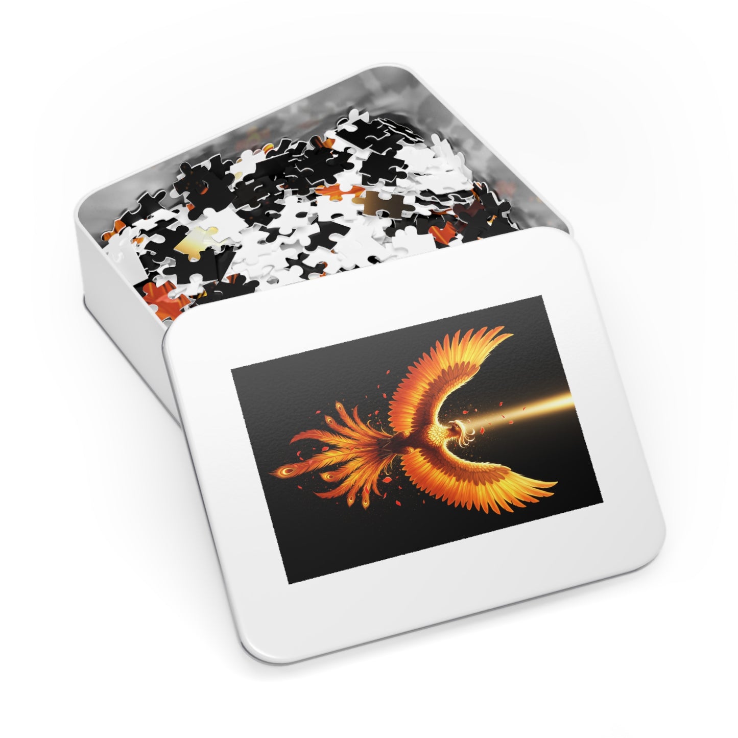 Phoenix Rising Jigsaw Puzzle Phoenix Game Mythical Puzzle Family Game