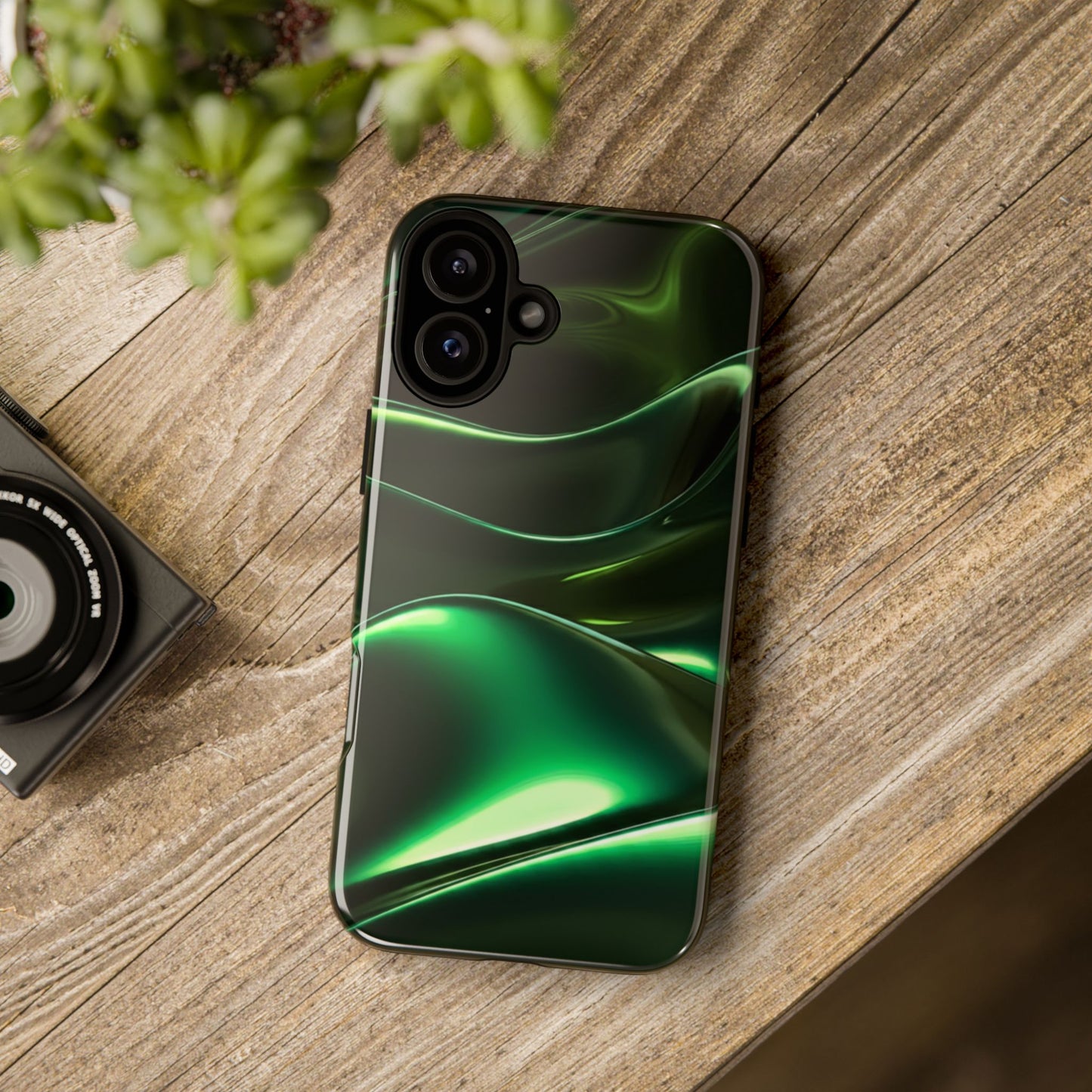 iPhone Case - Fluid Metallic Design
