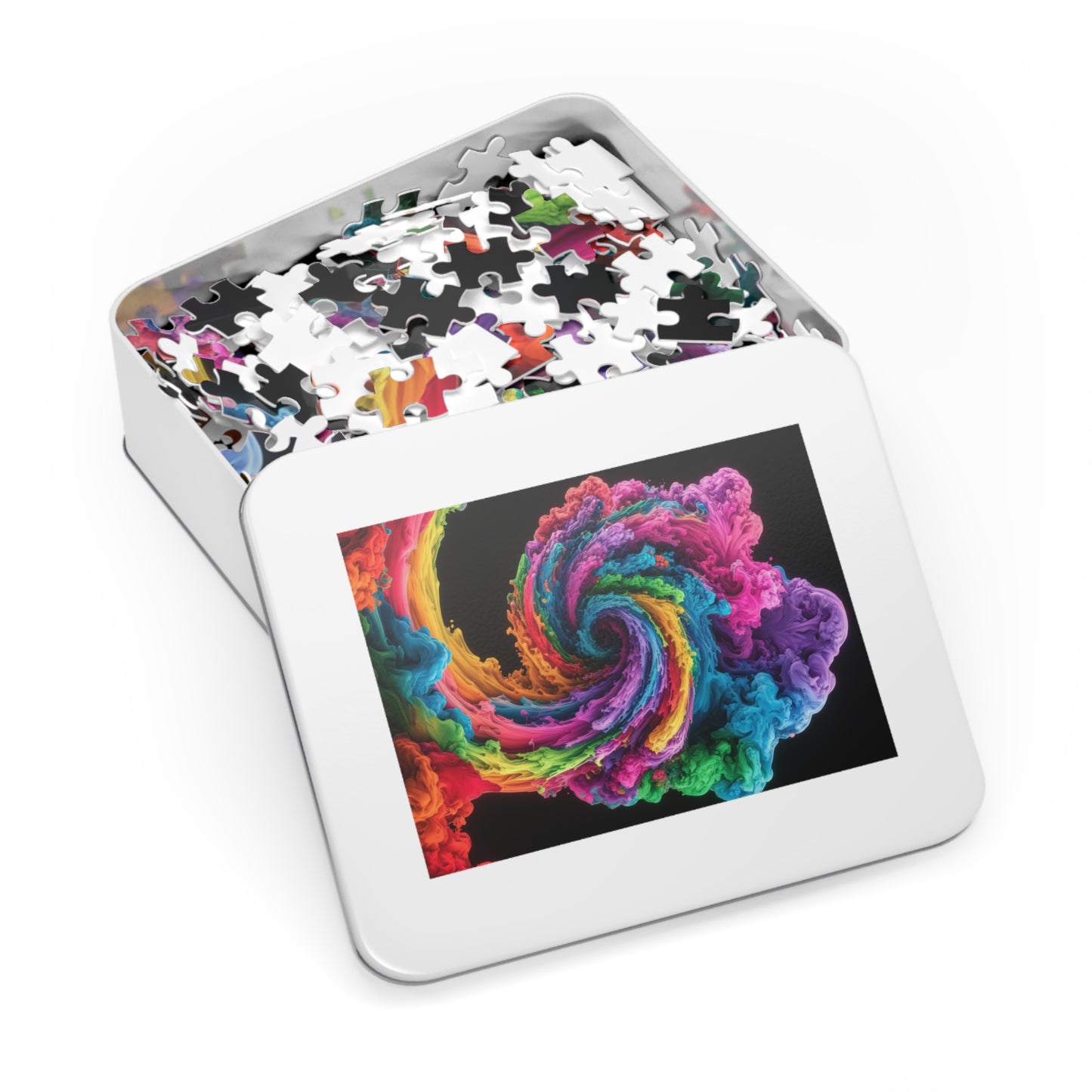Jigsaw Puzzle - Colorful Swirl Design