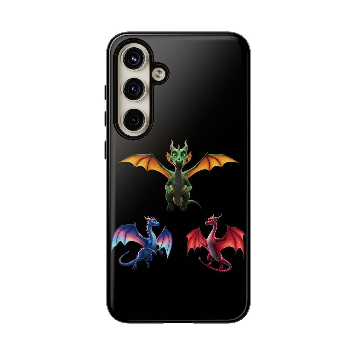 Protective Dragon Phone Case for Samsung Galaxy - Fantasy Art Durable Cover - Bookish Mythical Gift for Teens & Adults Twilight Aesthetic