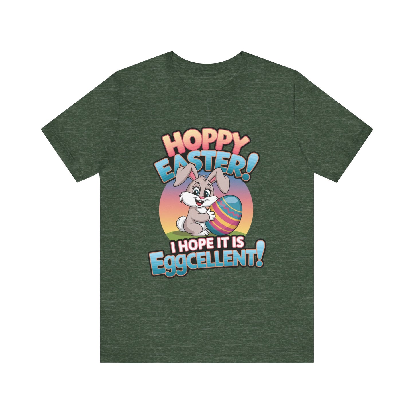 Happy Easter Unisex Tee Easter Shirt Easter Bunny T Shirt Easter Apparel Easter Bunny Outfit