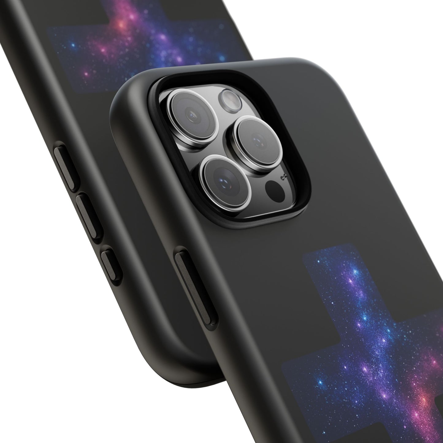 iPhone Case - Galactic Cross design Christian Phone Case Spiritual iPhone Accessory Religious Case Gift for Believers