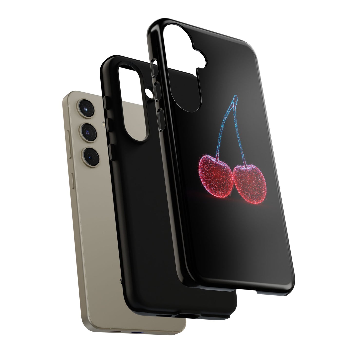 Samsung Phone Case Sparkling Cherries Phone Case Cherry Samsung Case Cherry Phone Case