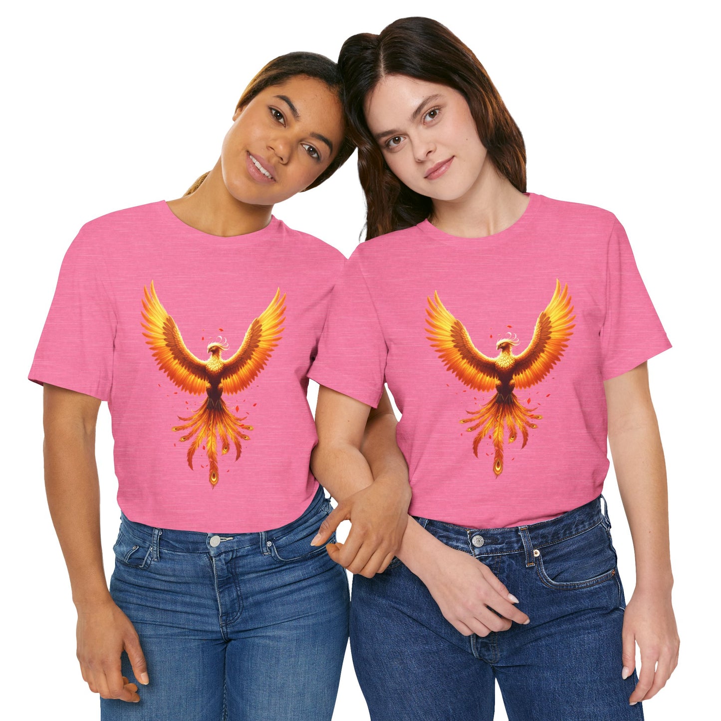Phoenix Rising Shirt • Fiery Phoenix Graphic Tee • Rebirth Transformation Myth Shirt • Firebird Art Tee • Unisex Gift Tee XS‑5XL