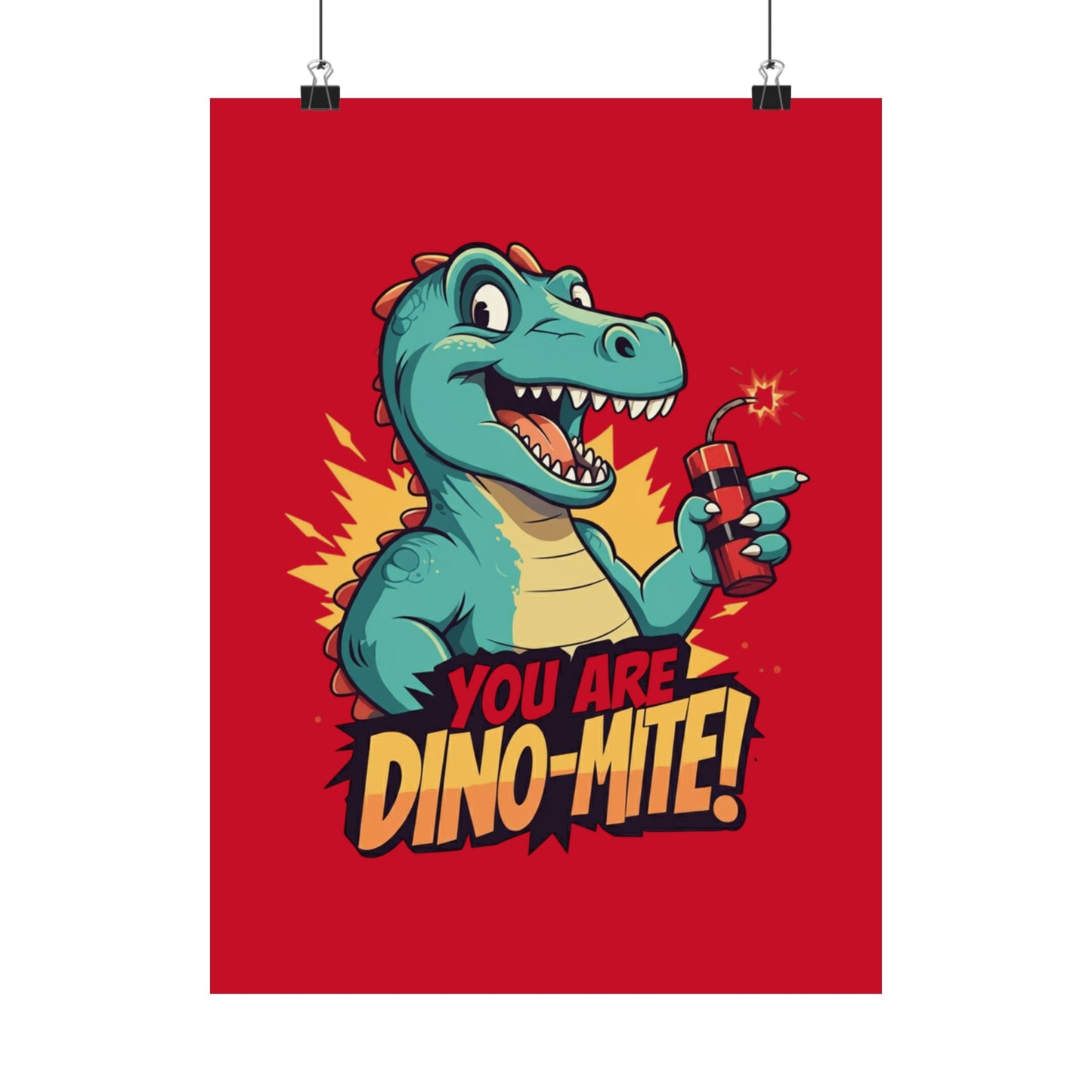 Vertical Poster Dino-Mite Dinosaur