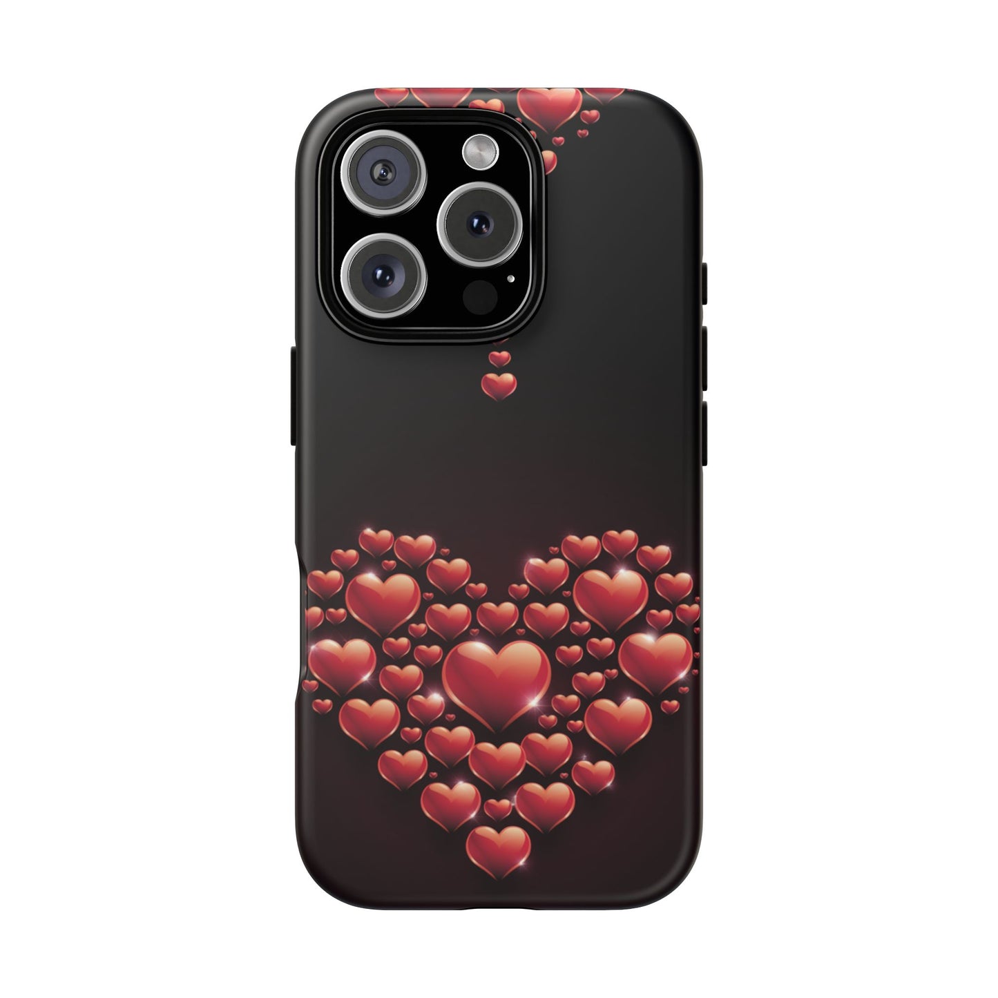 iPhone Case - Heart Made Out of Hearts Design