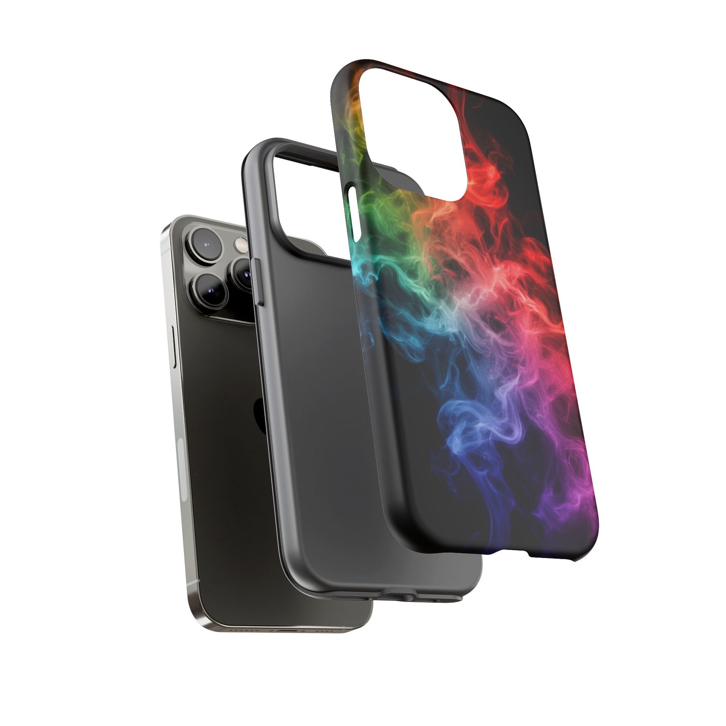 iPhone Case - Colorful Smoke Design
