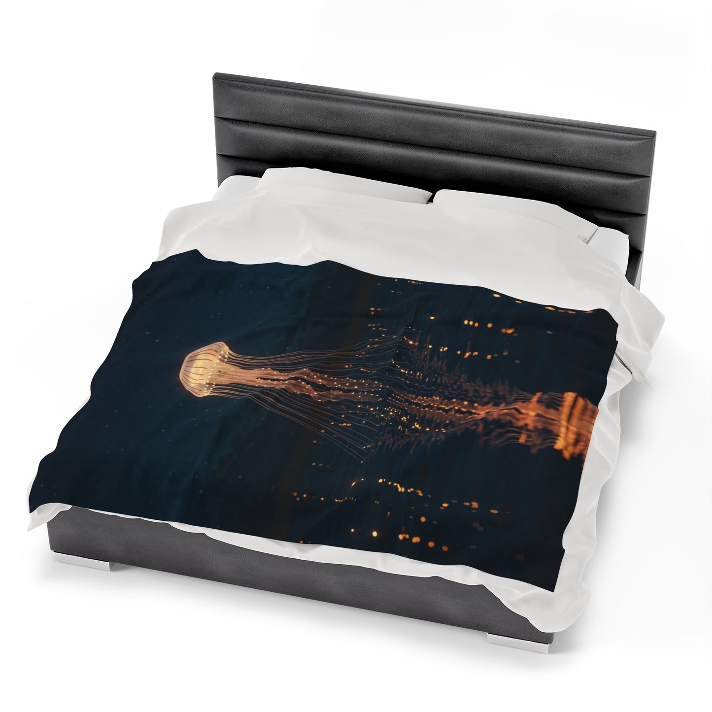 Plush Blanket - Jellyfish Lake Design