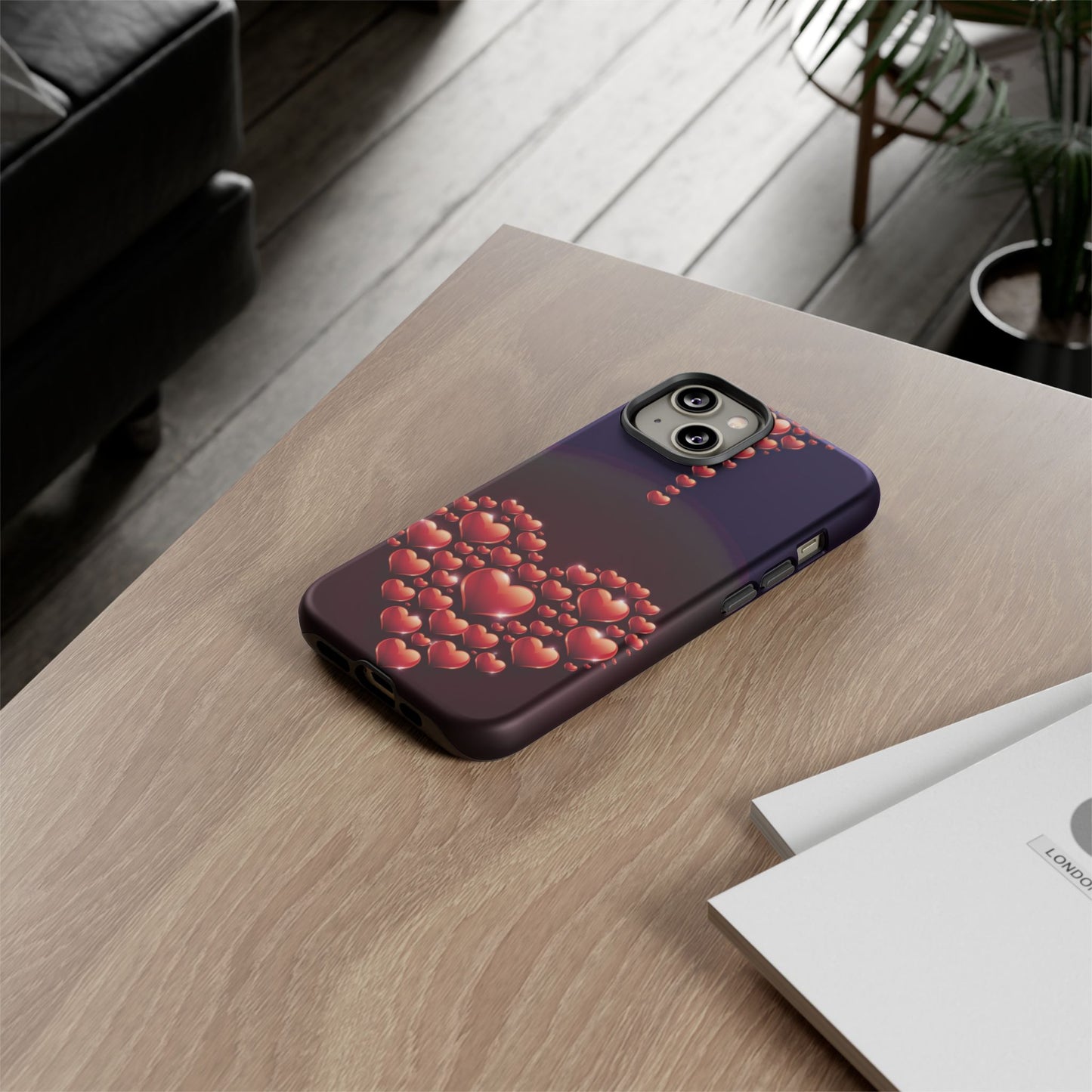 iPhone Case - Heart Made Out of Hearts Design