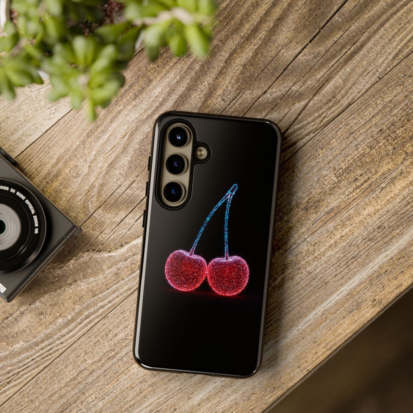 Samsung Phone Case Sparkling Cherries Phone Case Cherry Samsung Case Cherry Phone Case