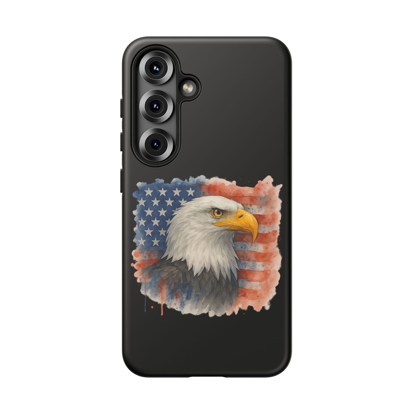 Eagle Flag Phone Case for Samsung Phone - Patriotic Tough Case for Freedom Lovers 4th of July Case Memorial Day Veteran's Day