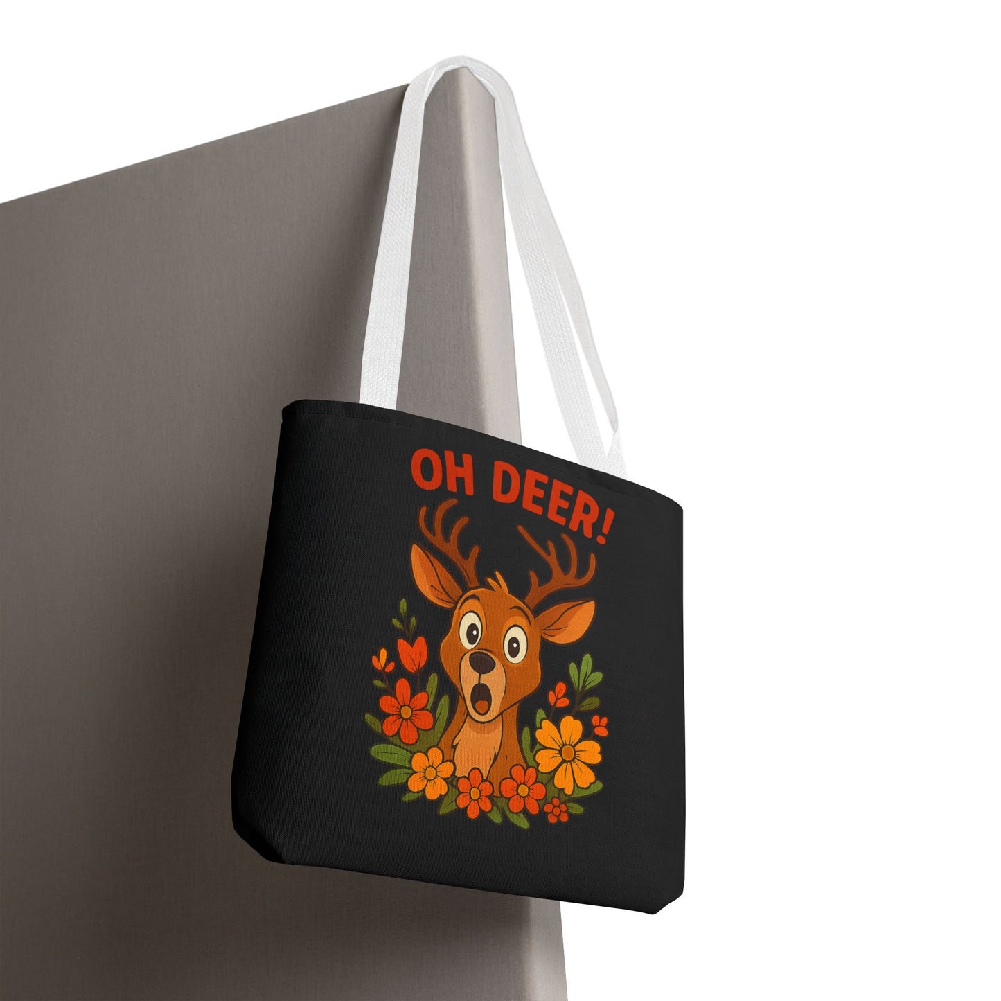 Oh Deer Tote Bag Wildlife Bag Deer Tote Nature Bag Grocery Bag Reusable Tote