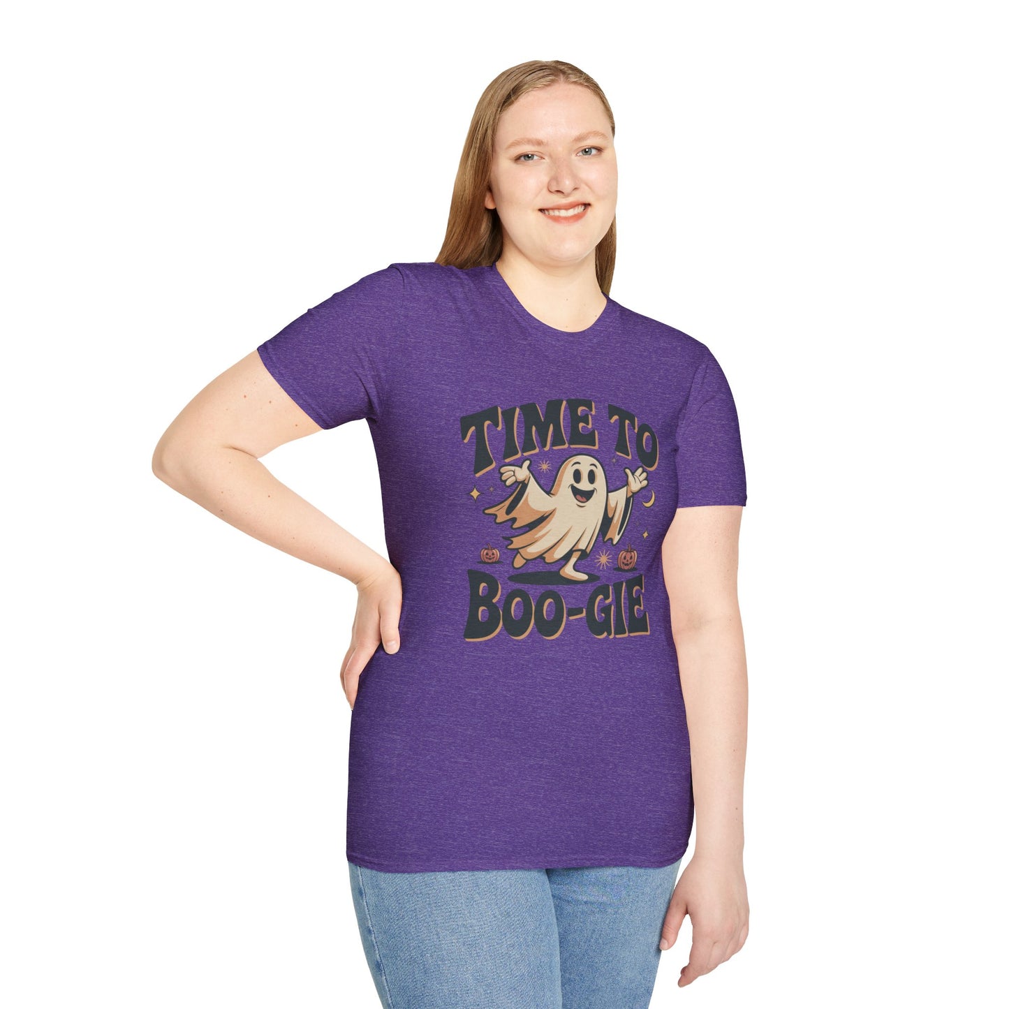 Time To Boo-gie Ghost Dance Halloween T-Shirt • Retro Spooky Ghost Tee • Funny Boo-gie Costume Tee • Spooky Season Graphic Shirt