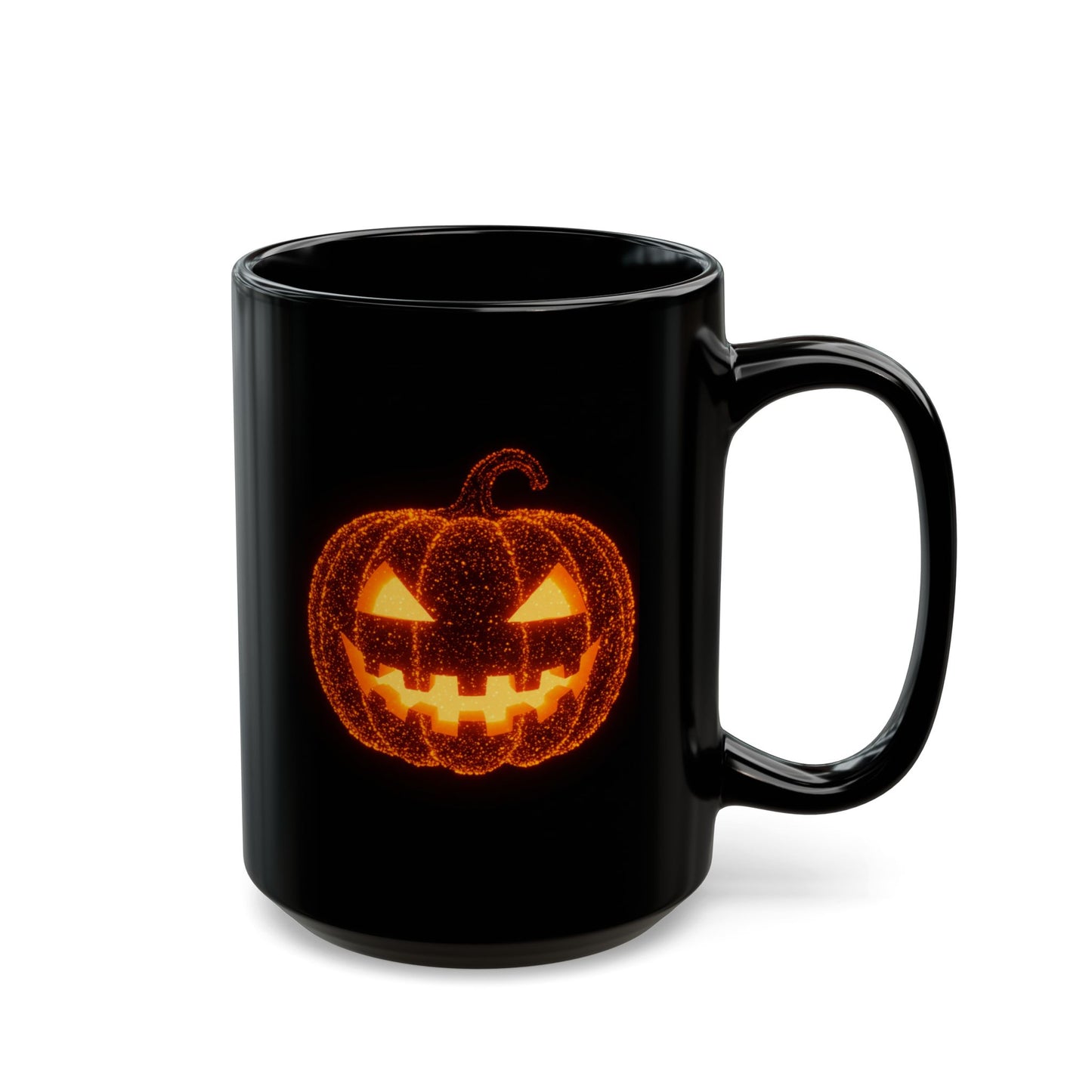 Glowing Jack-o'-Lantern Halloween Mug | Bioluminescent-Inspired Pumpkin Design | Spooky Coffee Cup | 11oz 15oz Fall Gift Idea
